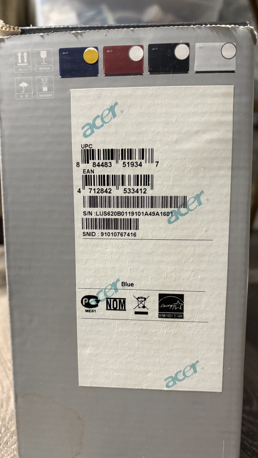 Acer Aspire One Blue KAV-10 10.1″ Laptop Atom N270 1.60GHZ 160GB HD 1GB
