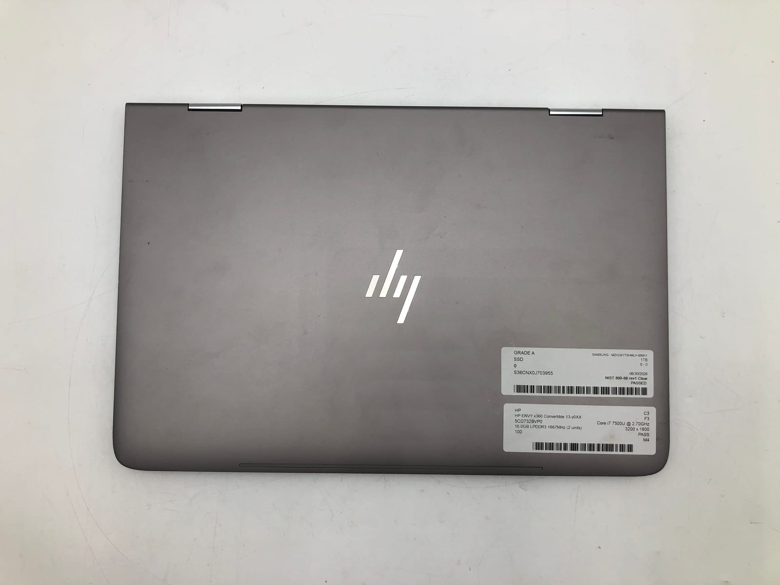 HP | HP ENVY x360 Convertible 13-y0XX | i7-7500U | 16GB | 1TB | 100% Battery