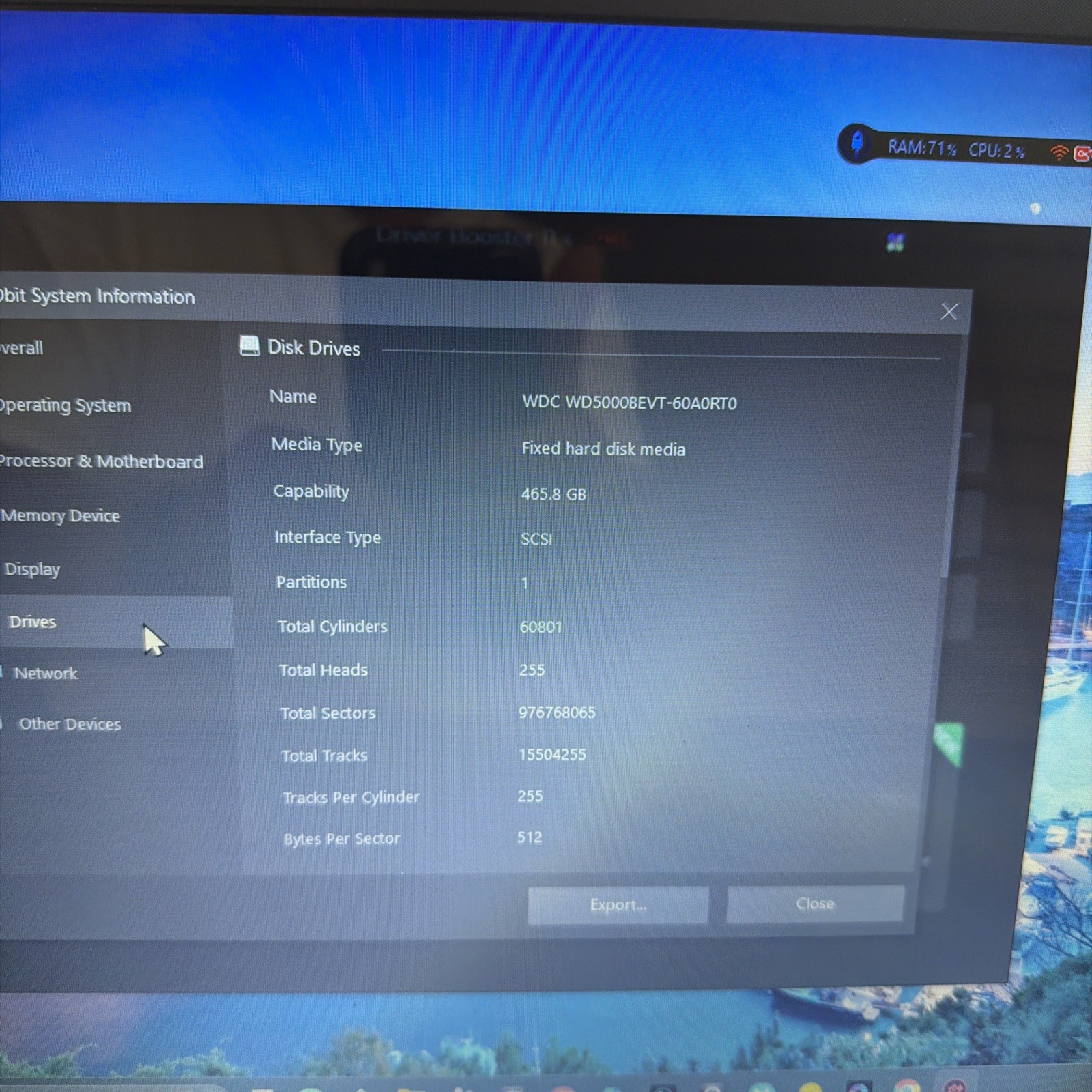HP 17-by1062st 17.3” Laptop i5-8265U 8GB RAM 256GB SSD 500 GB HHD Win 11 Home 64