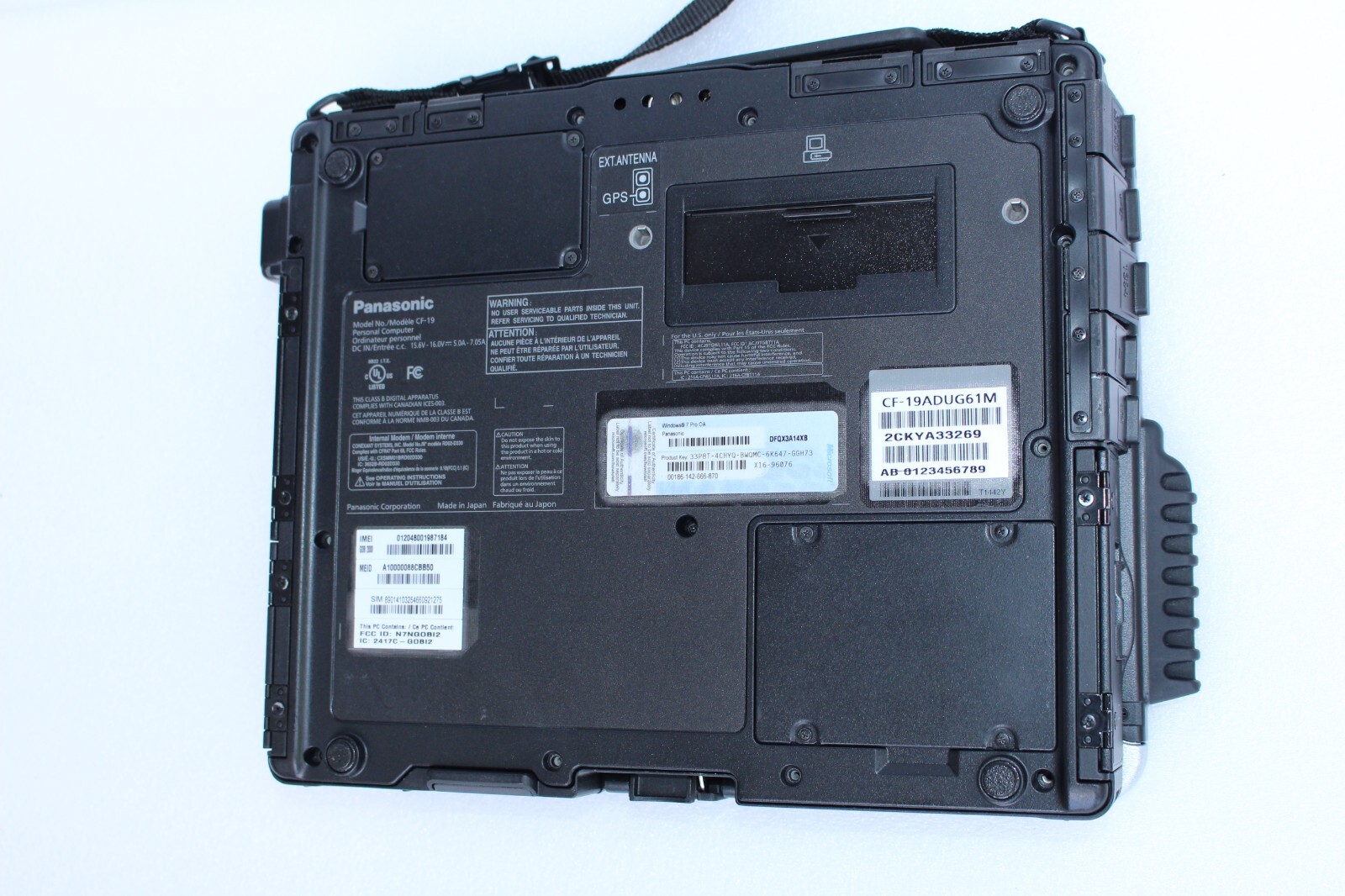 Panasonic TOUGHBOOK CF-19 MK-5 Core i5-2520M 16GB/ 512GB SSD/GPS/ Win7 PRO64/