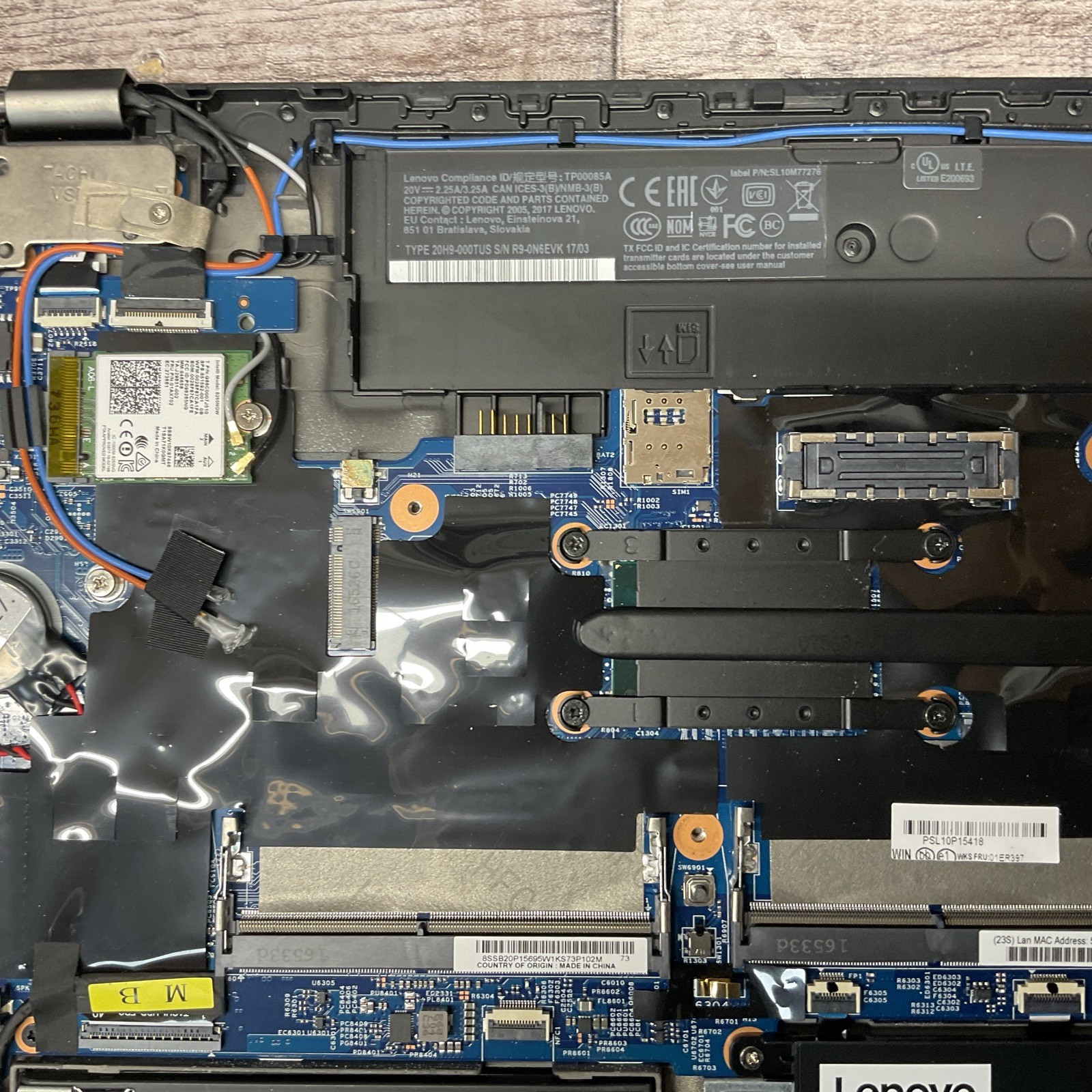 Lenovo ThinkPad T570 / i7 7th Gen / No RAM / No SSD / O20