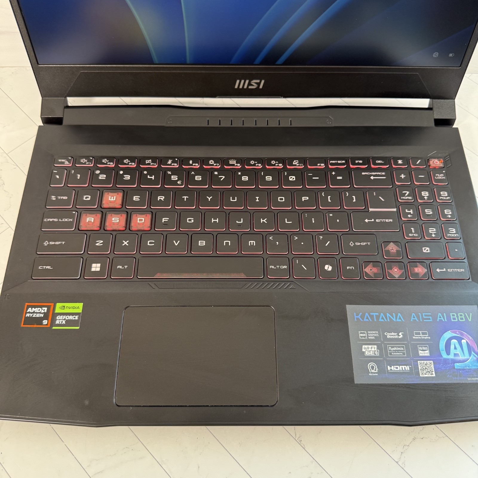 MSI Katana A15 AI Gaming Laptop AMD Ryzen 9 8945HS RTX 4070 16GB 1TB 15.6″ #H417