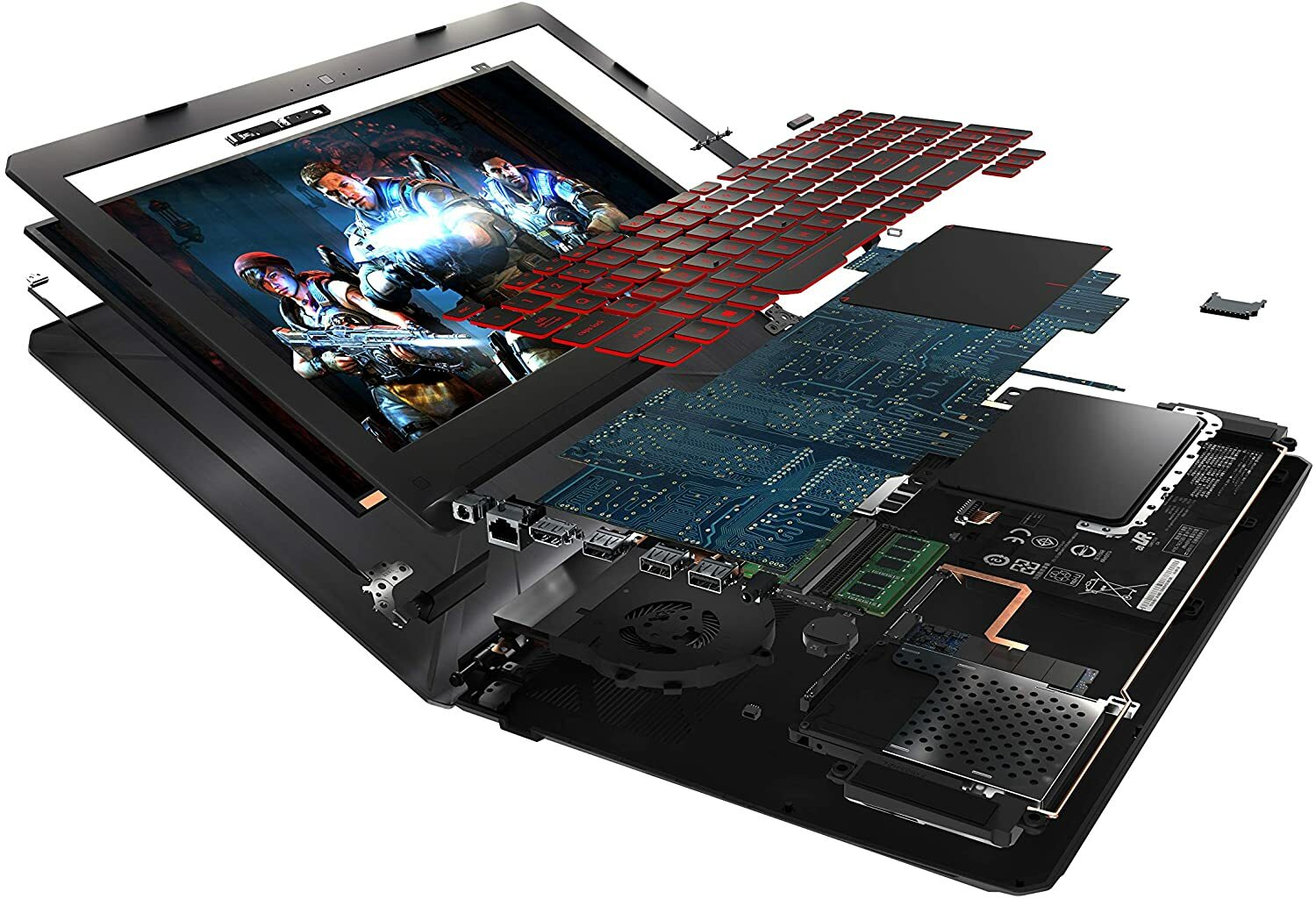NEW ASUS TUF FX504GM-ES74 15.6″ 120Hz 1TBHDD+256GBSSD, Intel i7, GTX1060 6GB