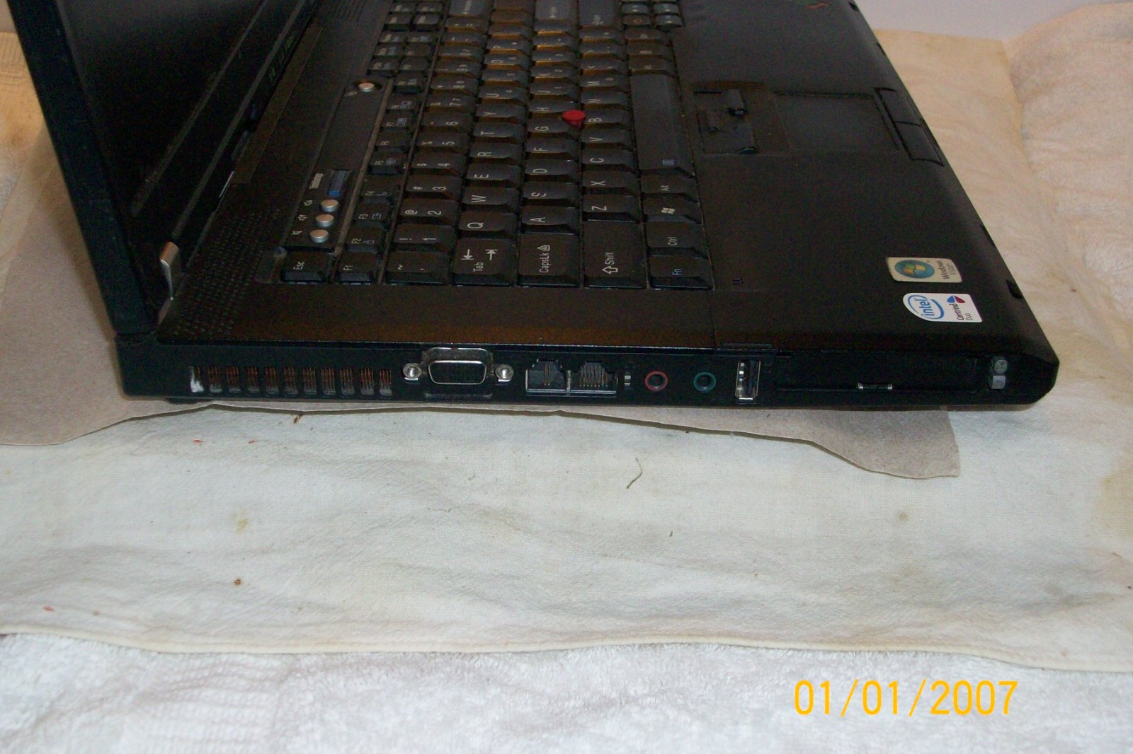 Lenovo (IBM) Thinkpad T60 Laptop Windows 10 Pro Intel T7200 3GB RAM 128GB SSD