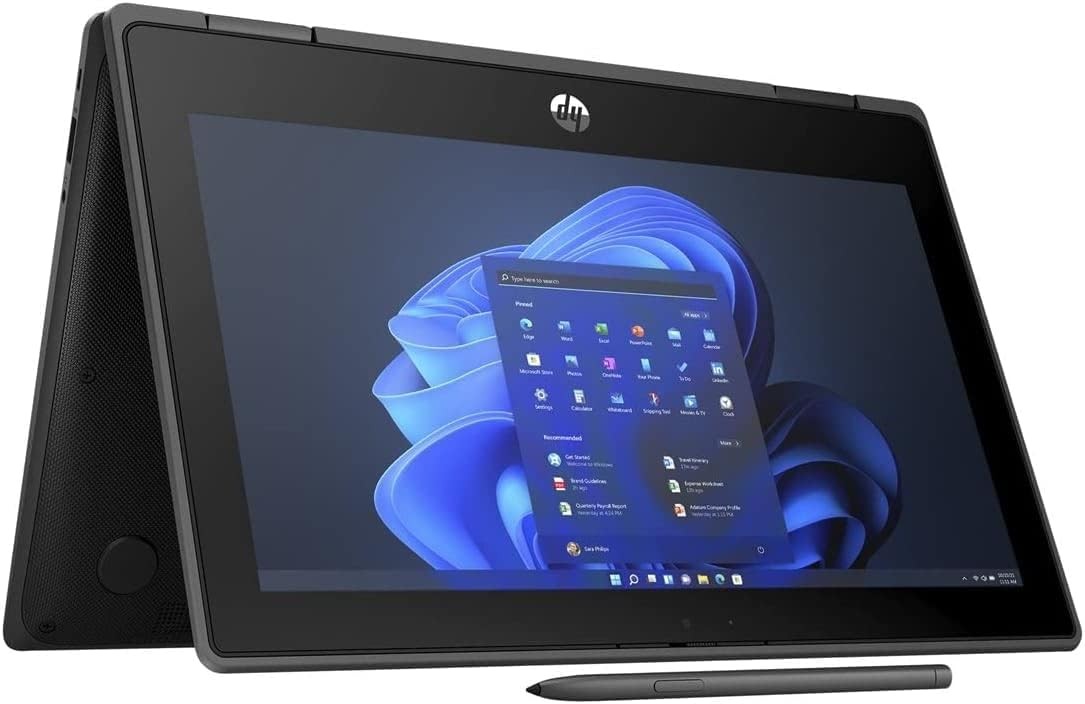 HP Pro Fortis 11 G9 Notebook X360 2in1 Intel N6000 8GB RAM 128GB SSD Win 11 Pro