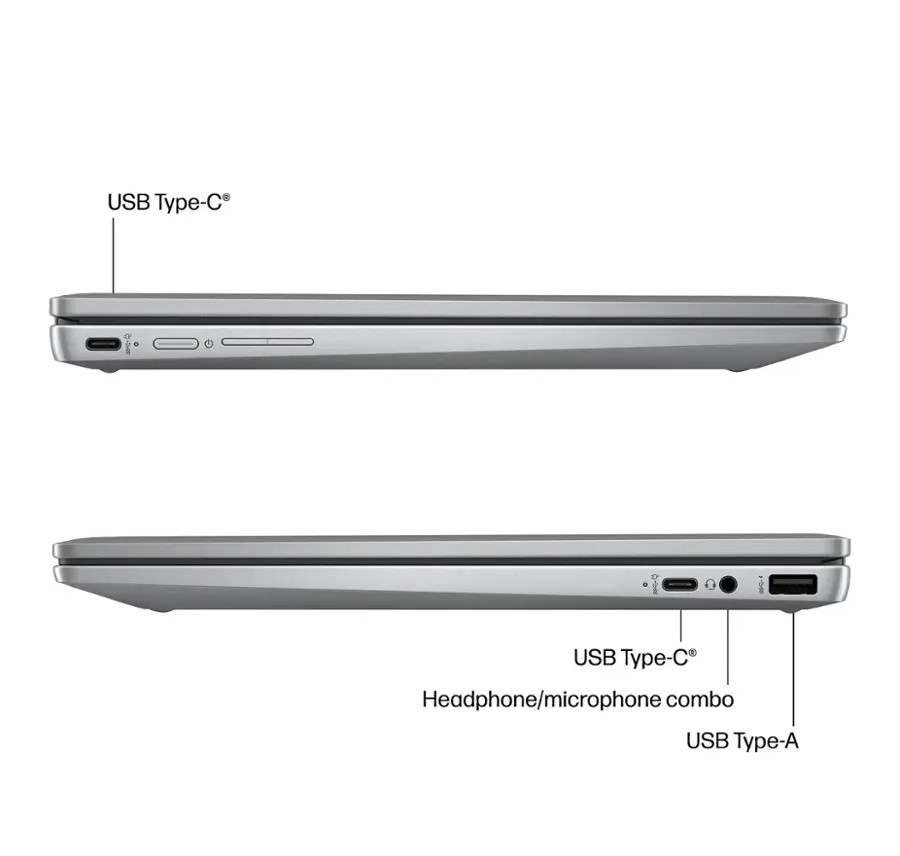 HP Chromebook x360 14″ FHD Touch Intel i3-N305 8GB 256GB UFS Chrome OS Laptop