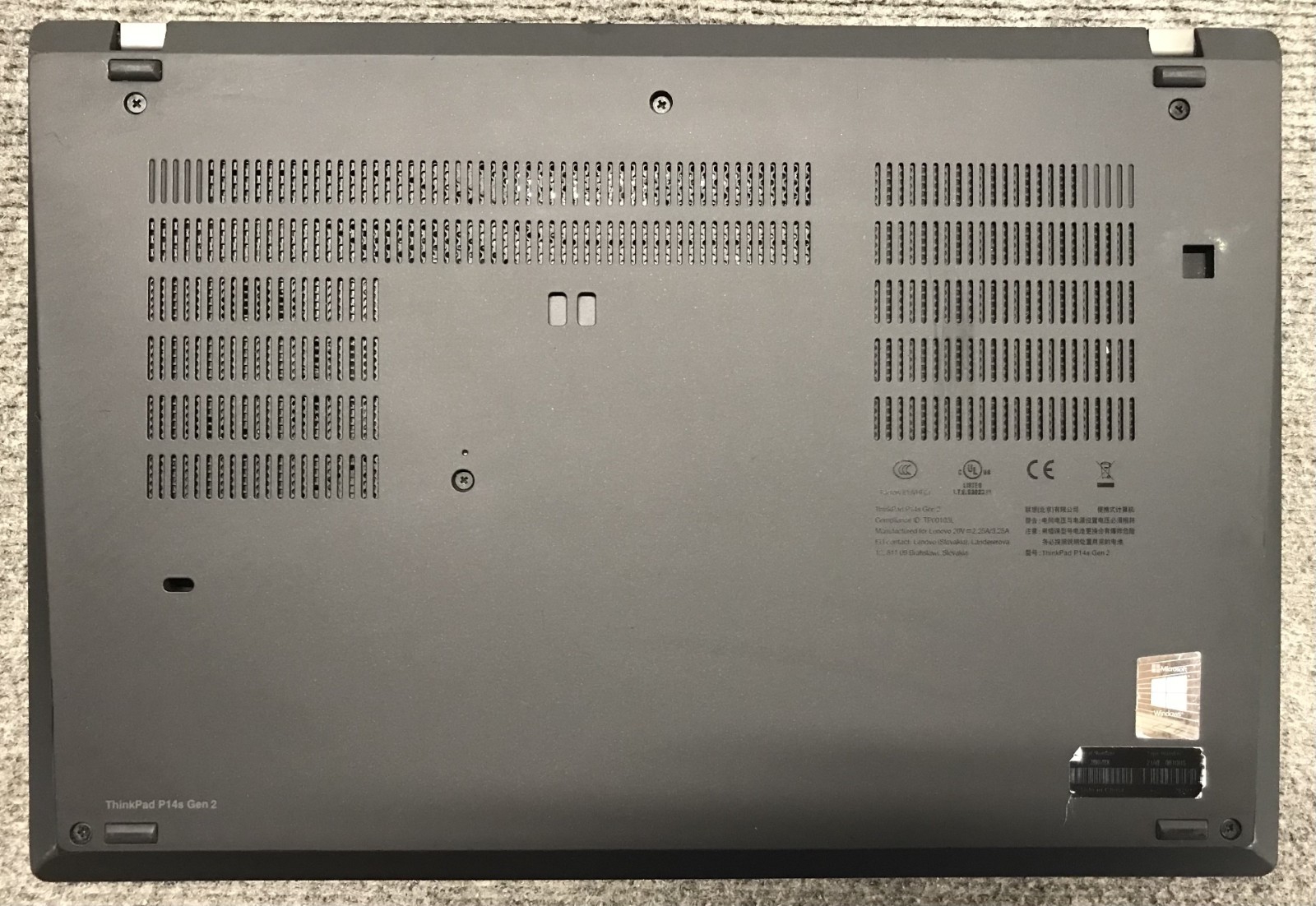Lenovo ThinkPad P14s Gen 2a 14″ Laptop Ryzen 7 PRO 5850U 16GB RAM 512GB NVMe