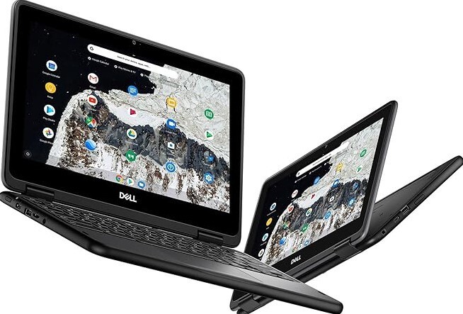 Dell FK1MR Chromebook 3100 11.6 Inches Touchscreen 2-in-1 Laptop