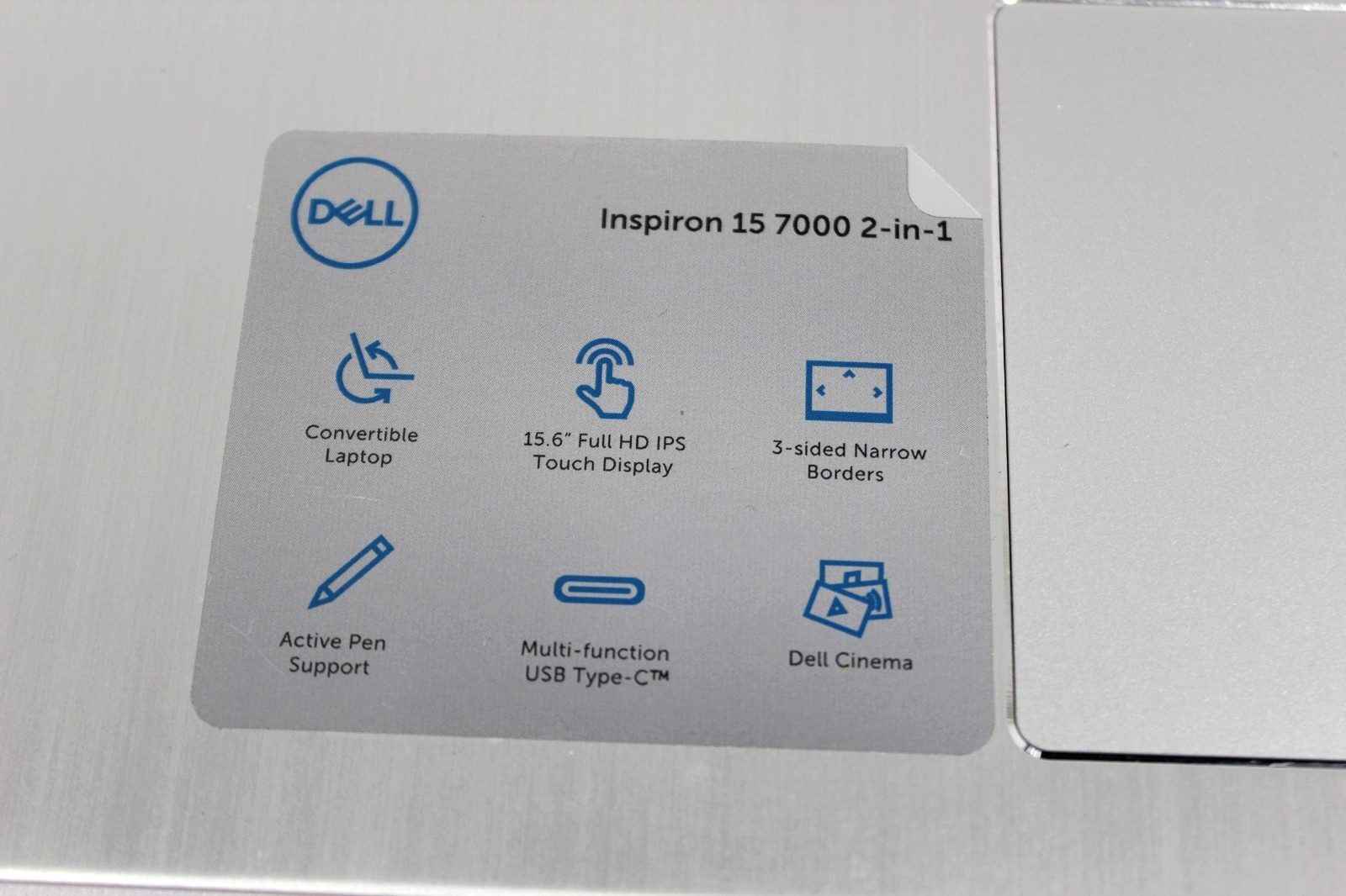 Dell Inspiron Laptop 7586 Intel i7-8565U 1.8GHz 16GB 256+250GB 4-Core SSD Win11
