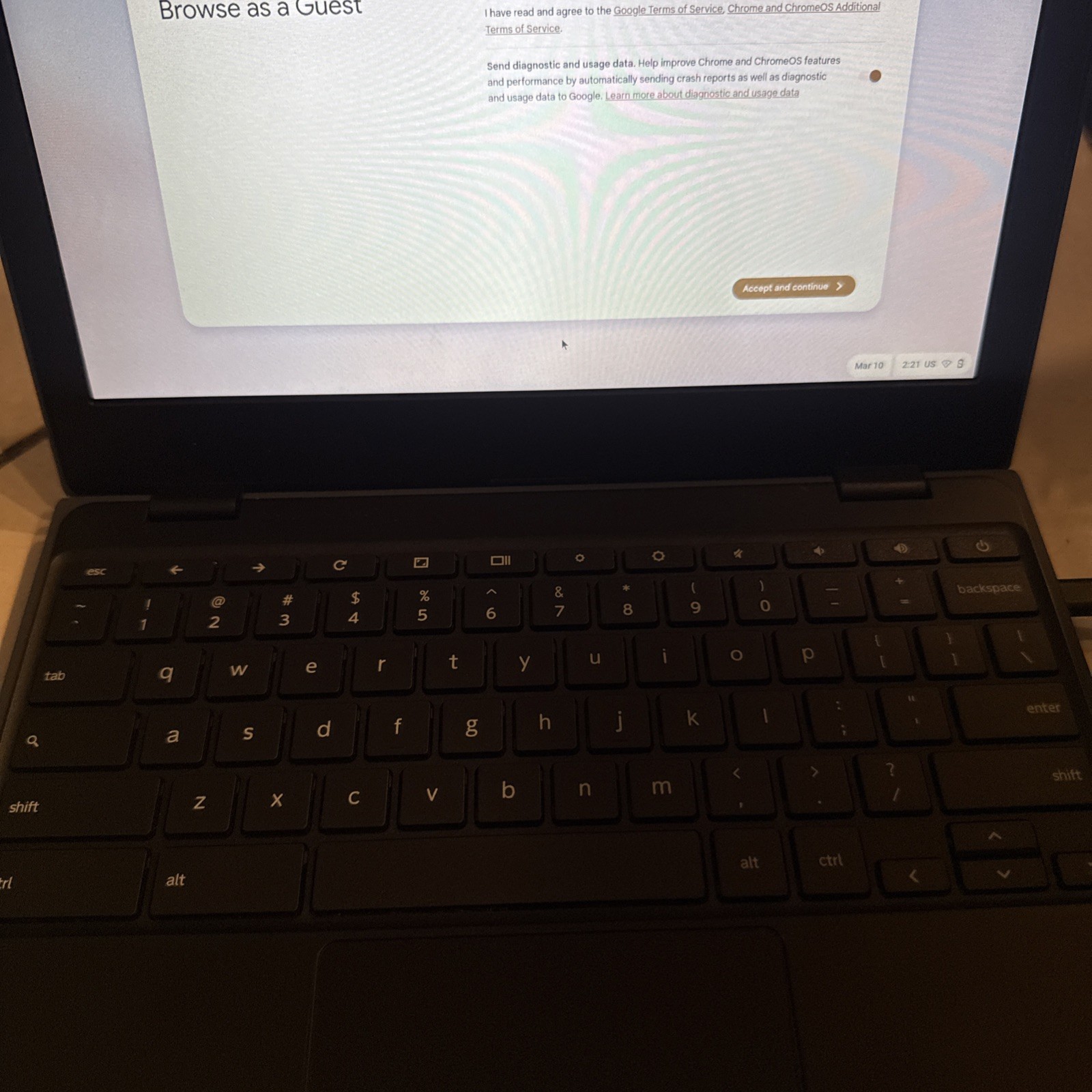 Lenovo 100e Chromebook 2nd Gen Intel N4020 4GB 32GB With Charger