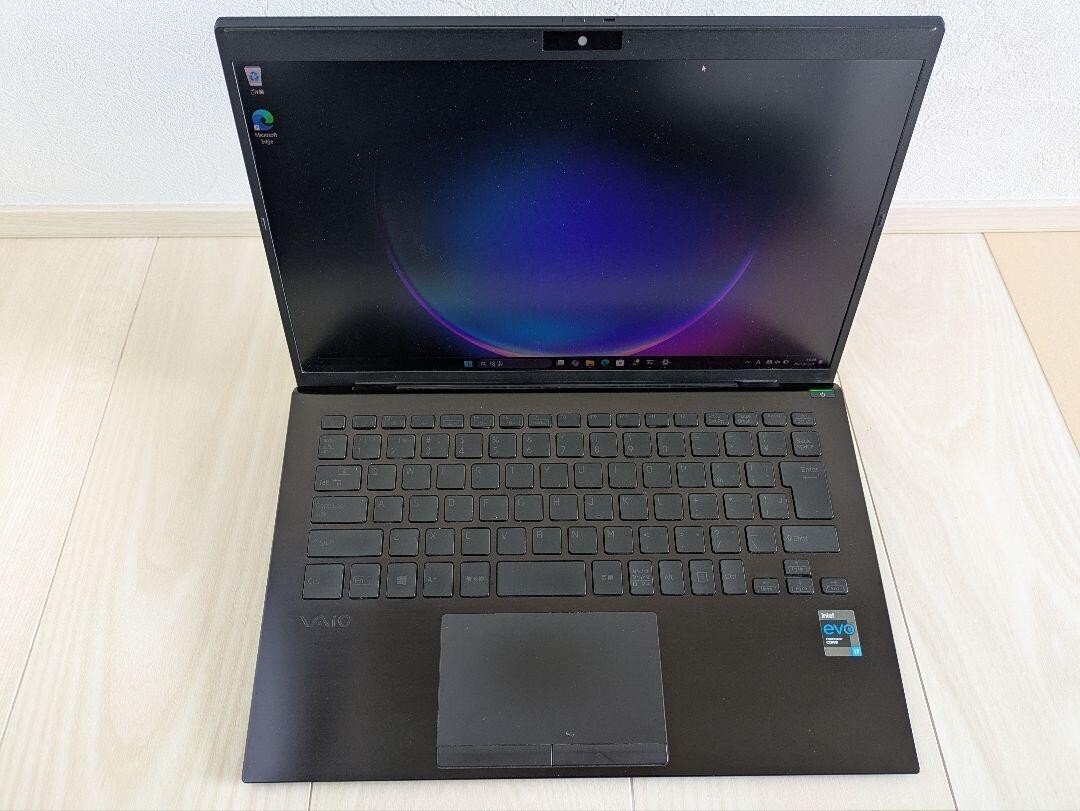 SONY VAIO SX14 ALL BLACK vjs1448 Intel Core i7-1195G7 Windows11 Home 64bit d730