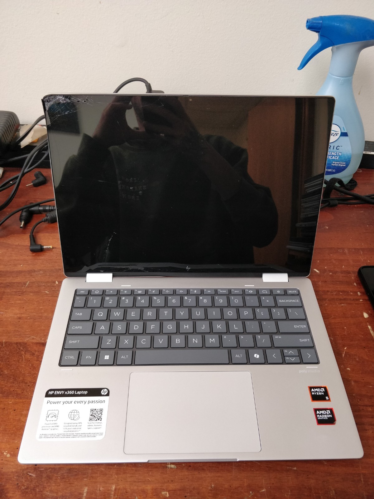 HP Envy x360 14-FA0013DX AMD RYZEN 5 8640HS@3.50GHz 8GB RAM NO DRIVE PARTS 8967