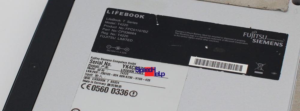 NOTEBOOK FUJITSU SIEMENS LIFEBOOK T4220 T7500 FSC LAPTOP WINDOWS XP TABLET PC