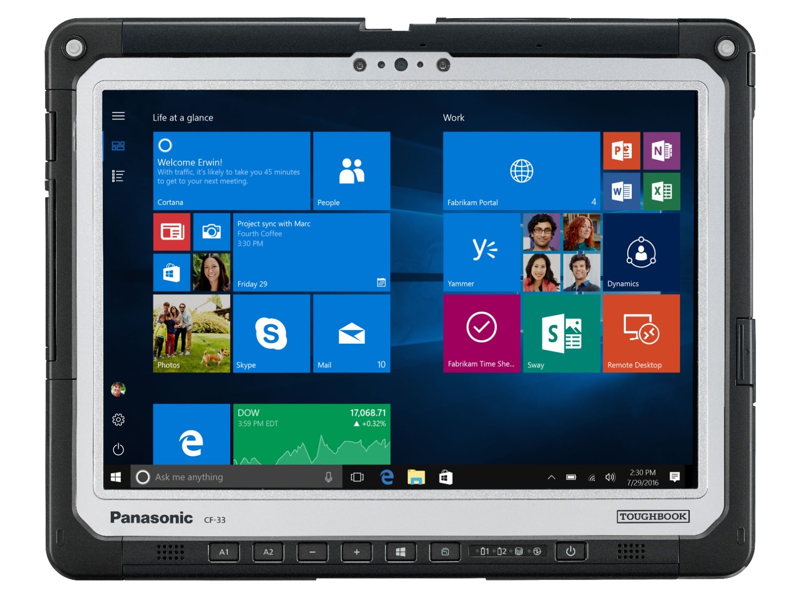Panasonic ToughBook CF-33 i5-7300U 2.60GHz/8GB RAM/512GB SSD *No Keyboard*