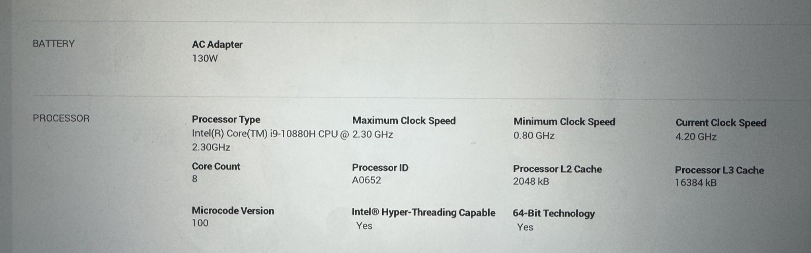 Dell XPS 17 9700 | i9 64GB RAM 2TB SSD RTX 2060 4k| No Battery| Boots on Charger