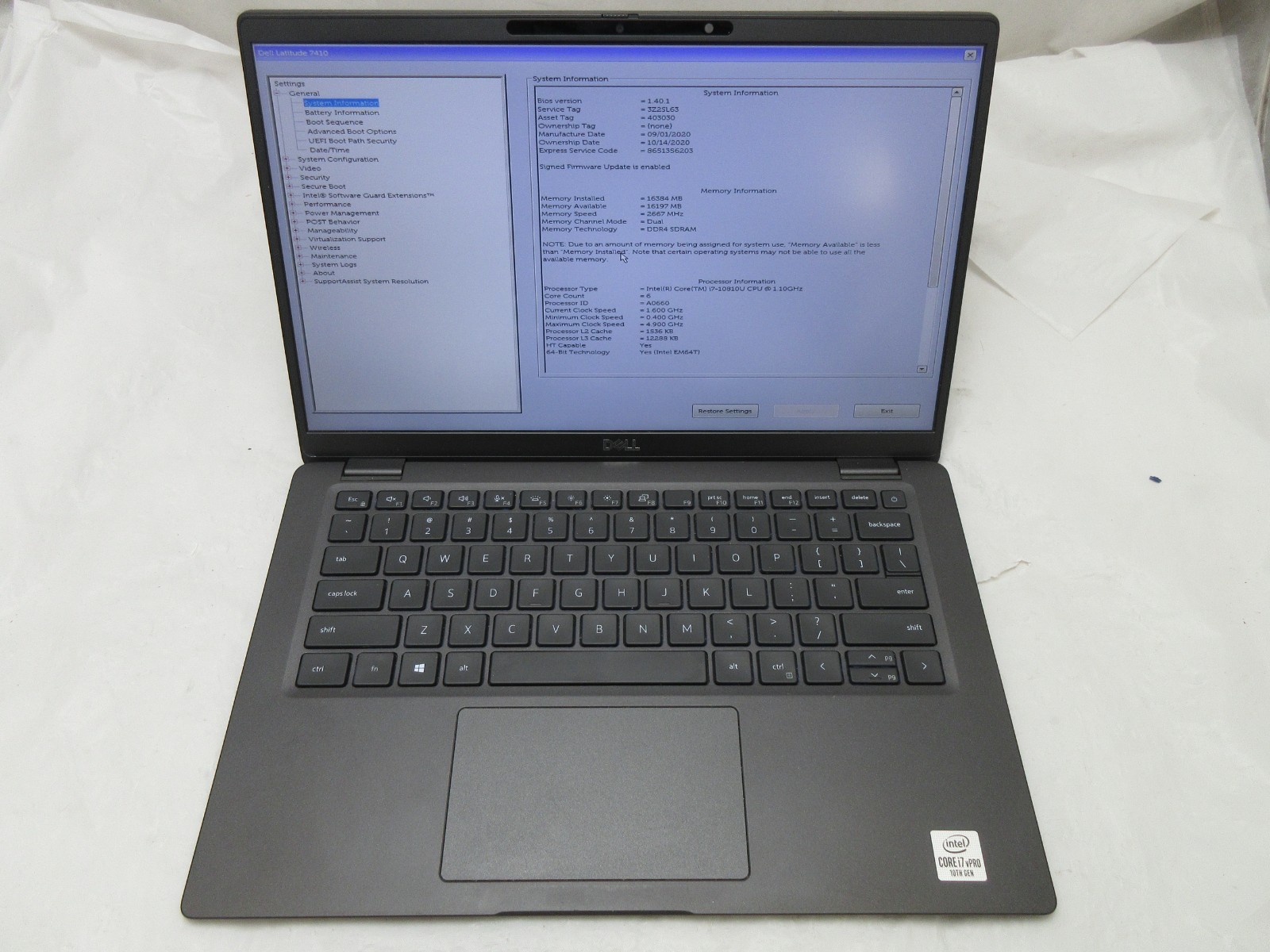 Lot of 5 Dell Latitude 7410 14″ : i7-10810U : 16GB RAM : 512GB SSD : Grade B/C