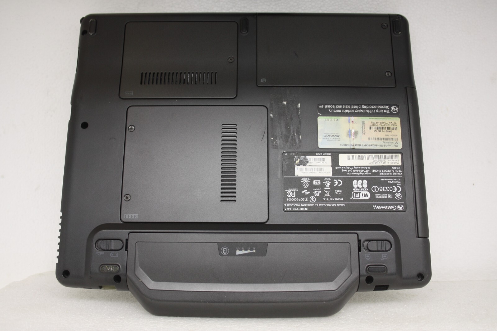Gateway TB120 Core2 U7500 1.6Ghz 2GB Ram 80GB HDD W10Pro