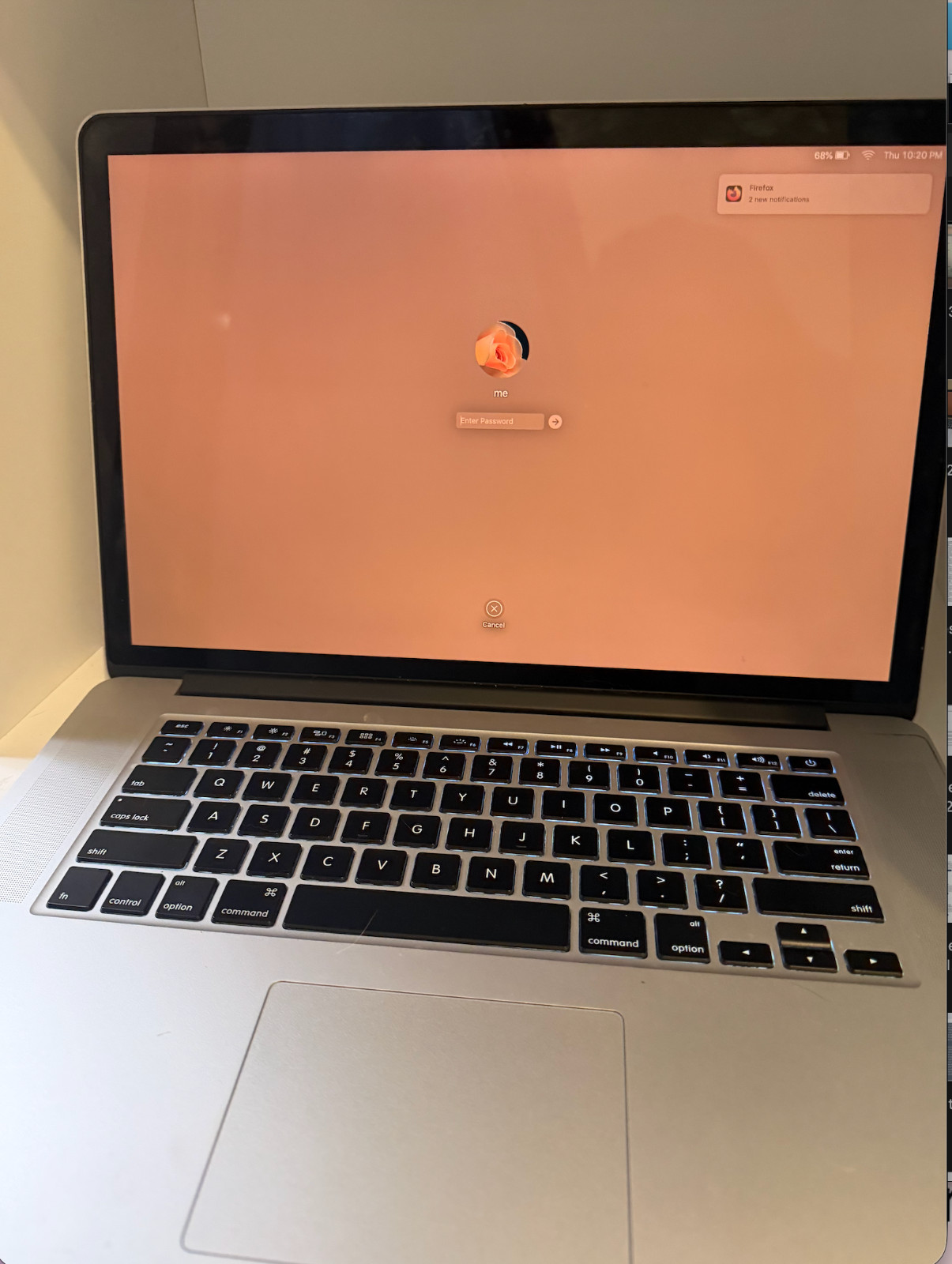 MacBook Pro 15″ Retina (Mid 2012) – i7 / 8GB / SSD – Fully Working