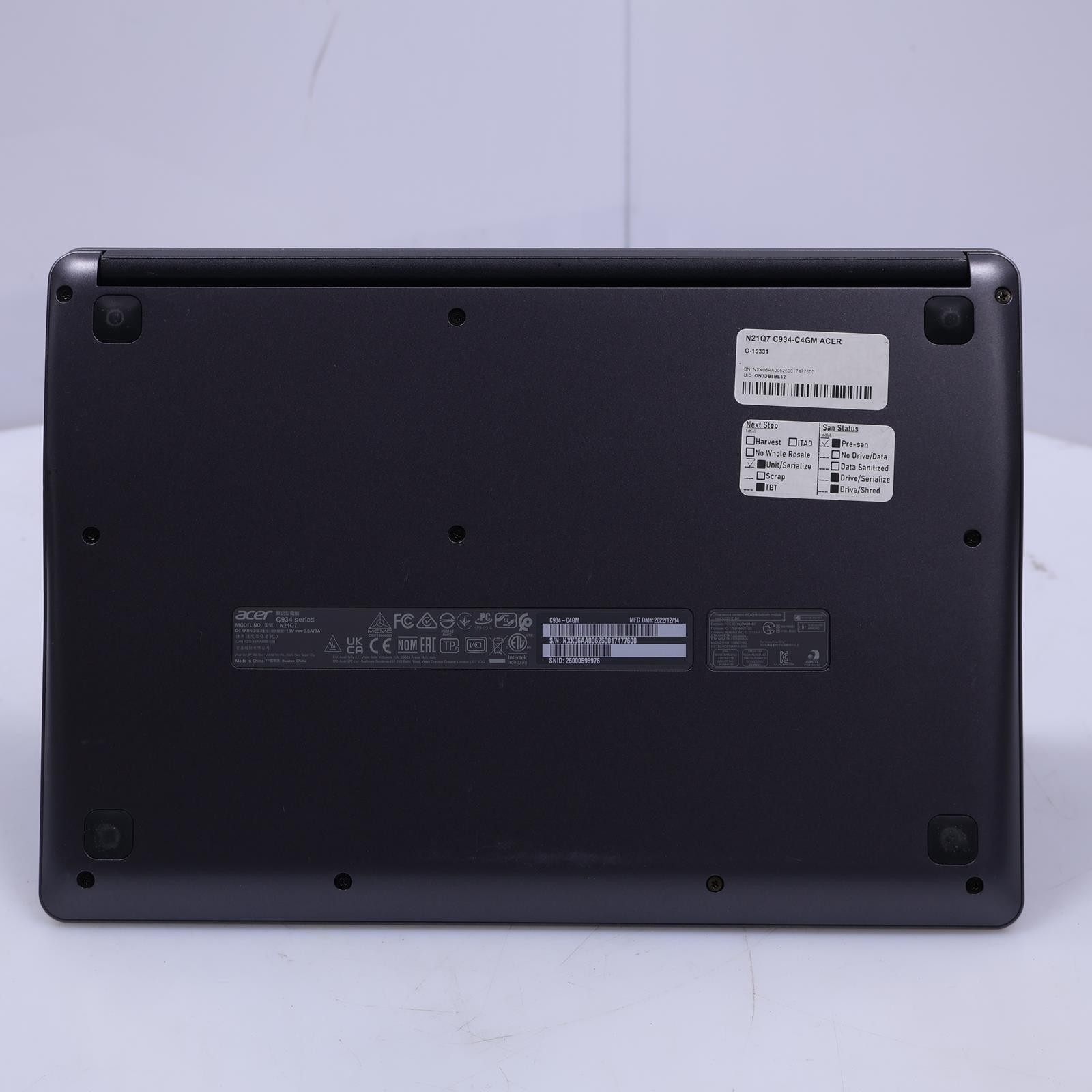 Acer N21Q7 C934-C4GM Intel Celeron N4500 4GB RAM 32GB
