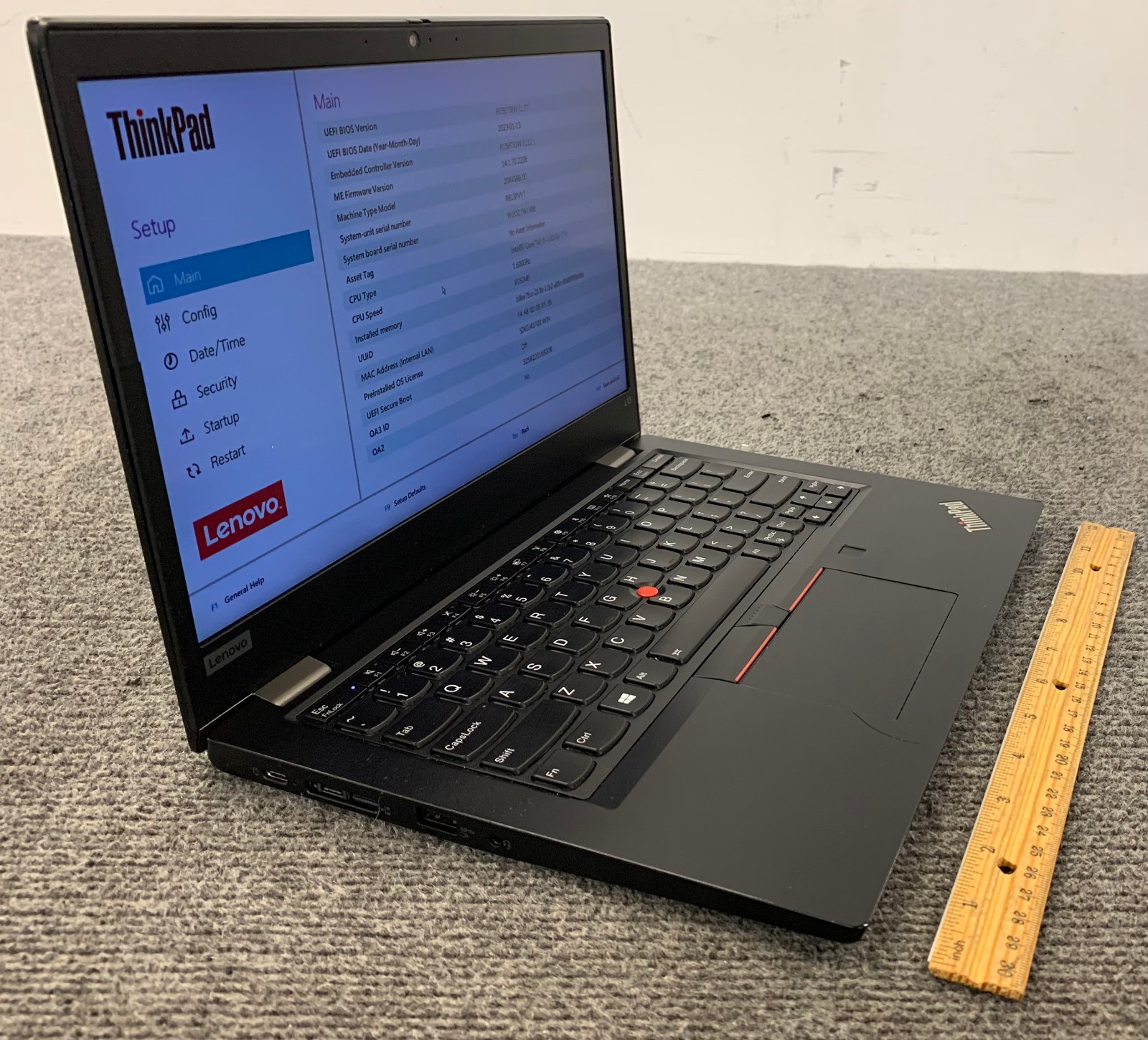 Lenovo ThinkPad L13 14″ Laptop i5-10210U 8GB RAM, No Storage, Remote Managed