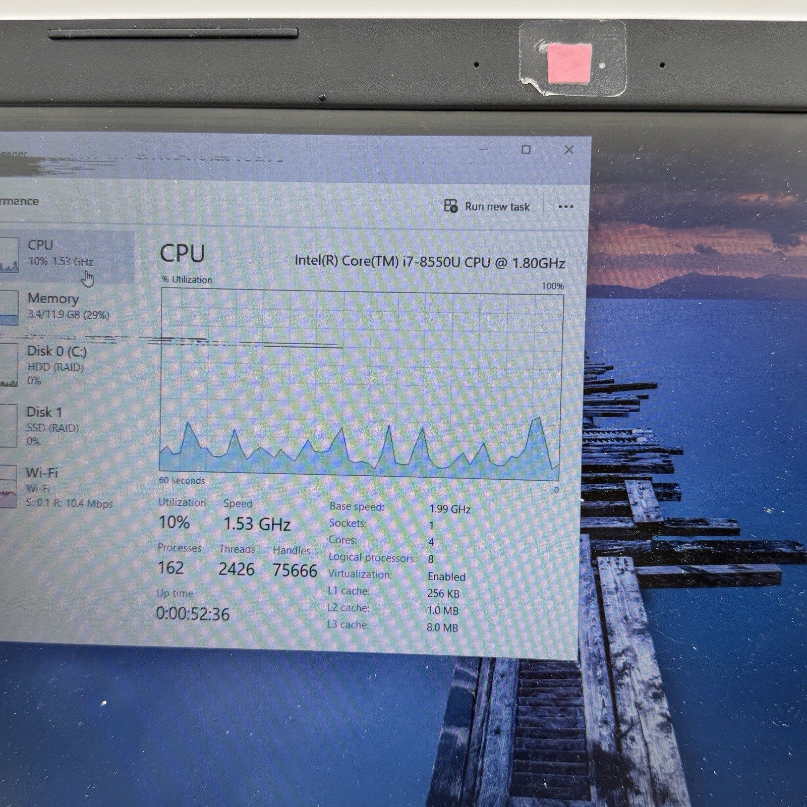 Dell Inspiron 5570 15.6 FHD i7-8550U 1.80GHz 12GB 128GB SSD/1TB HDD READ! – L47