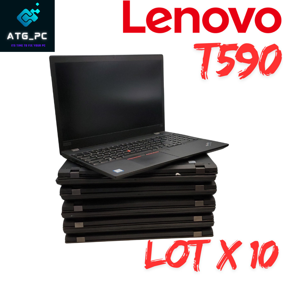 Lot x 10 Lenovo T590 Laptop Intel Core i5-8th Gen 8GB RAM No SSD/BAT/OS/Charger