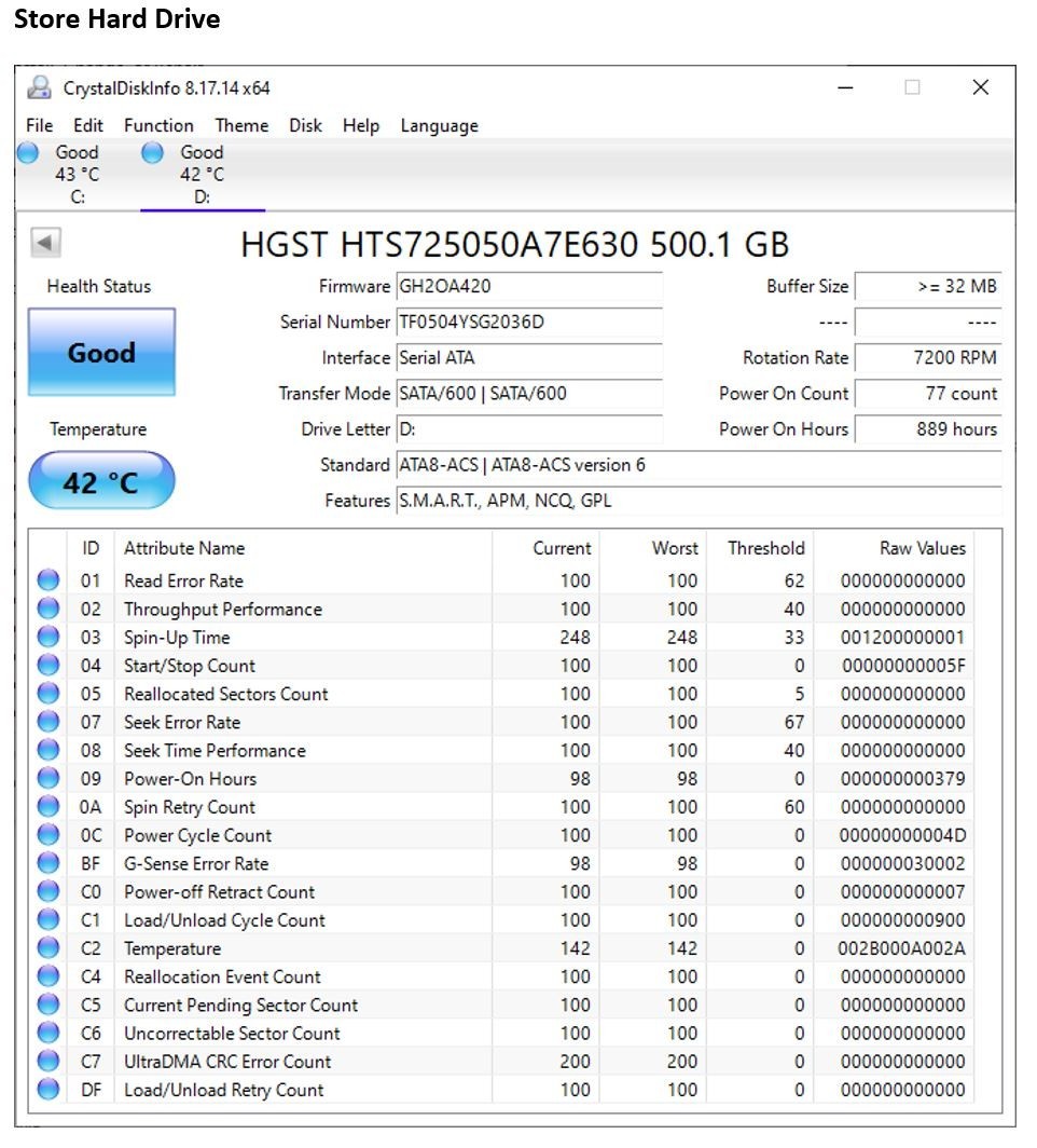 Lenovo ThinkPad E490 i7-8565U 256GB SSD+500GB HD 8GB RAM FHD IPS Win10P GRADE B+