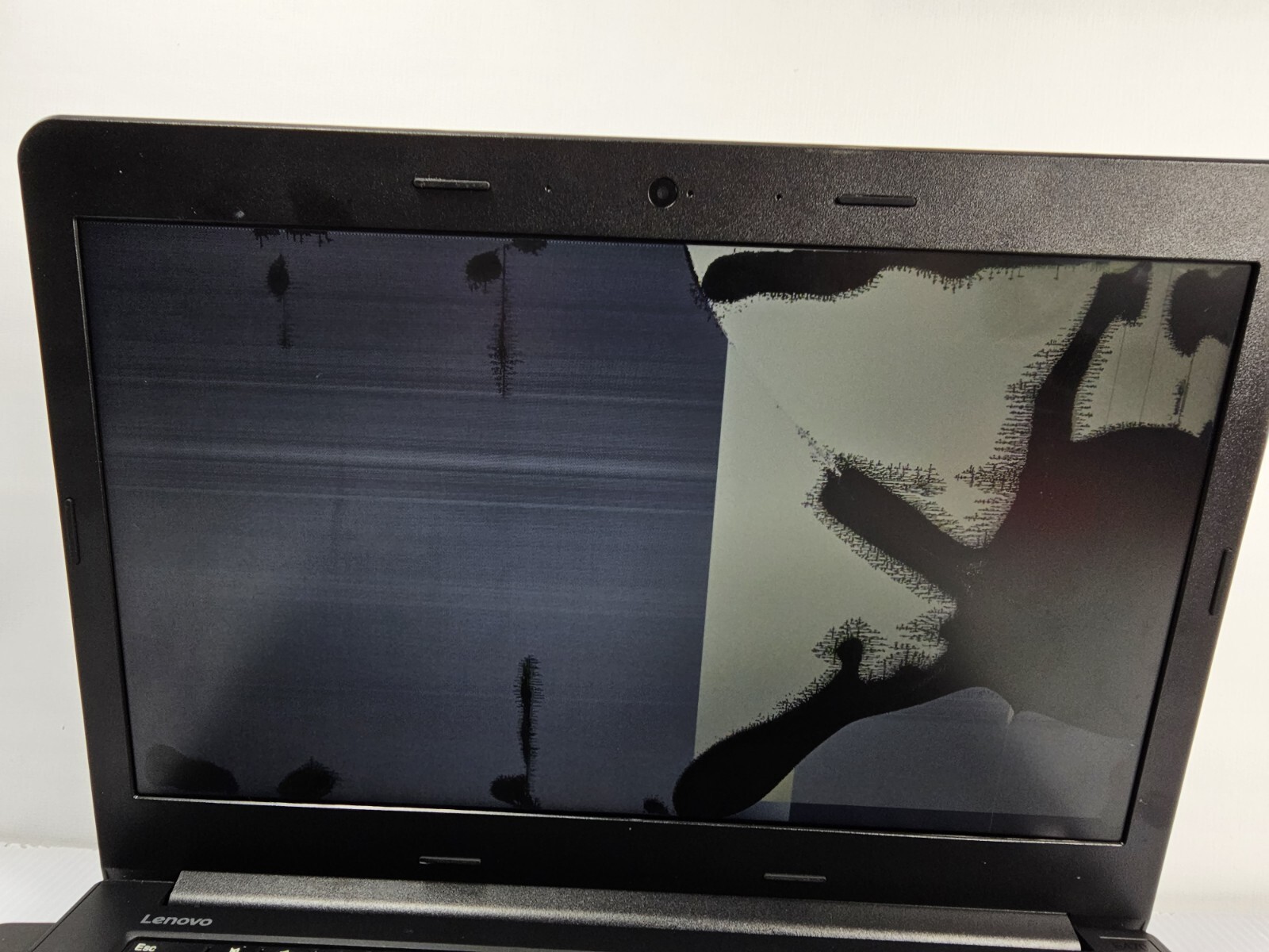 LENOVO ThinkPad LAPTOP E470 Intel Core i5- 4GB RAM NO HDD BROKEN SCREEN