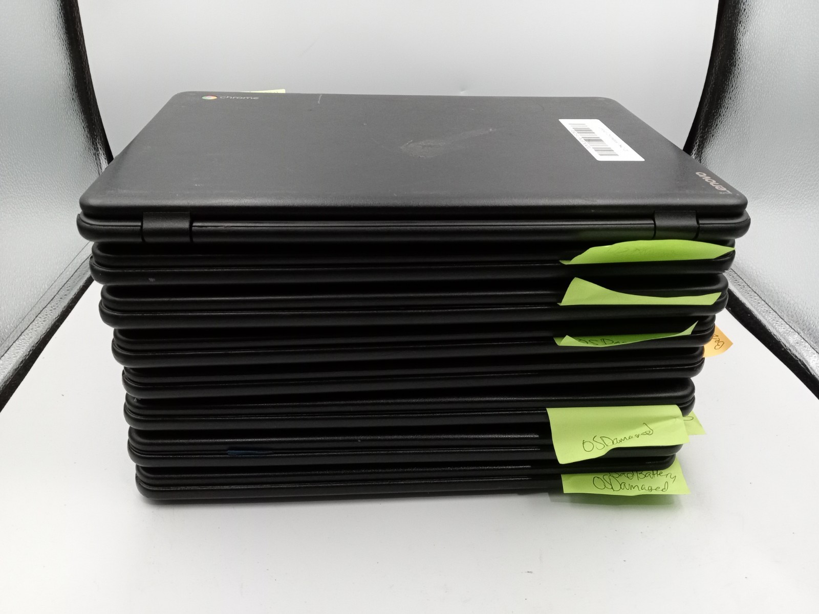 Lot of 8 – Lenovo N42-20 14″ Chromebook Laptops – FOR PARTS – VARIOUS ISSUES -RR