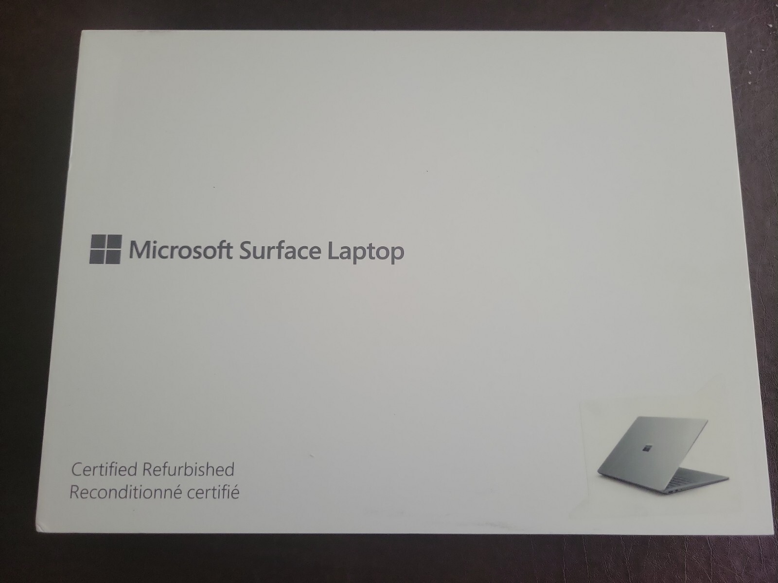 Original EMPTY BOX ONLY – Microsoft Surface Laptop