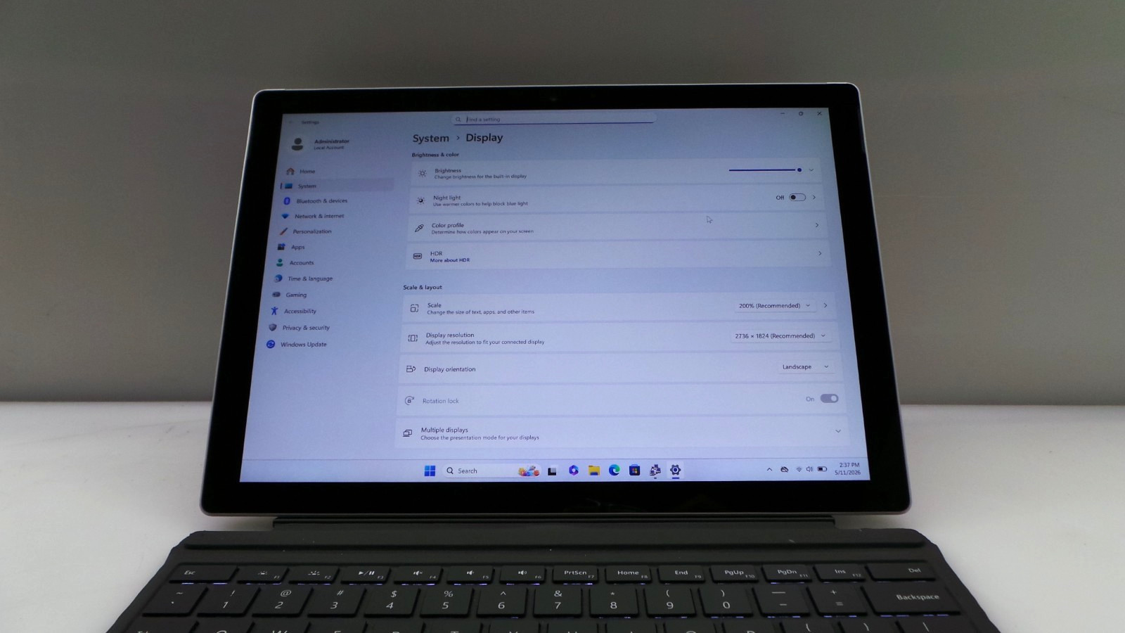 Microsoft Surface Pro 6 12.3″ | i5-8250U 1.60GHz 8GB RAM 128GB SSD | WIN 11 PRO