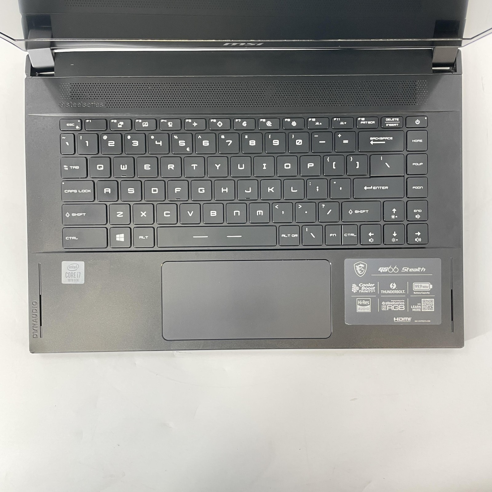 MSI Stealth GS66 15.6 144Hz FHD i7-10750H 2.60GHz 16GB 512GB SSD RTX 2060 Fair