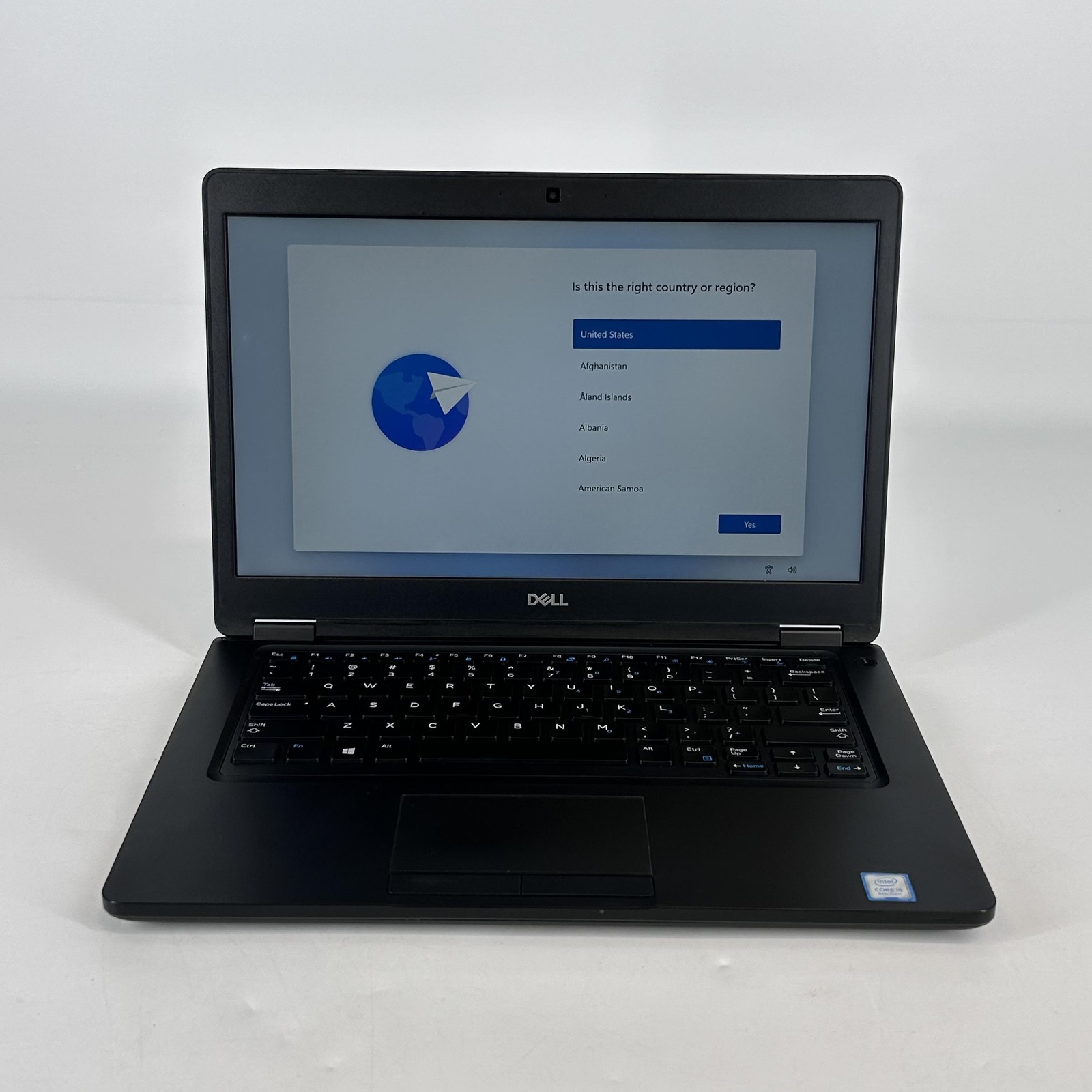 Dell Latitude 5490 14 Black FHD i5-8350U 1.70GHz 8GB 256GB SSD Good WHITE SPOTS