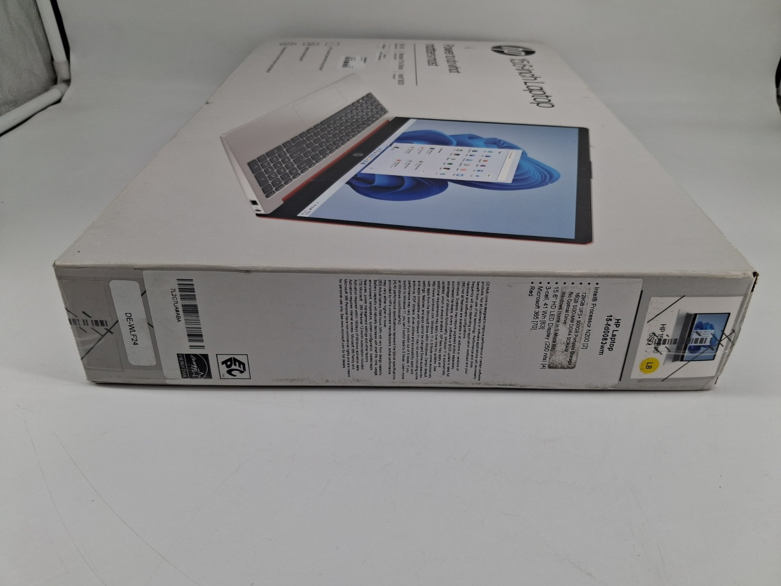 HP 15-FD0083WM Intel N200 1.00GHz LAPTOP 16GB 128GB RED – NEW