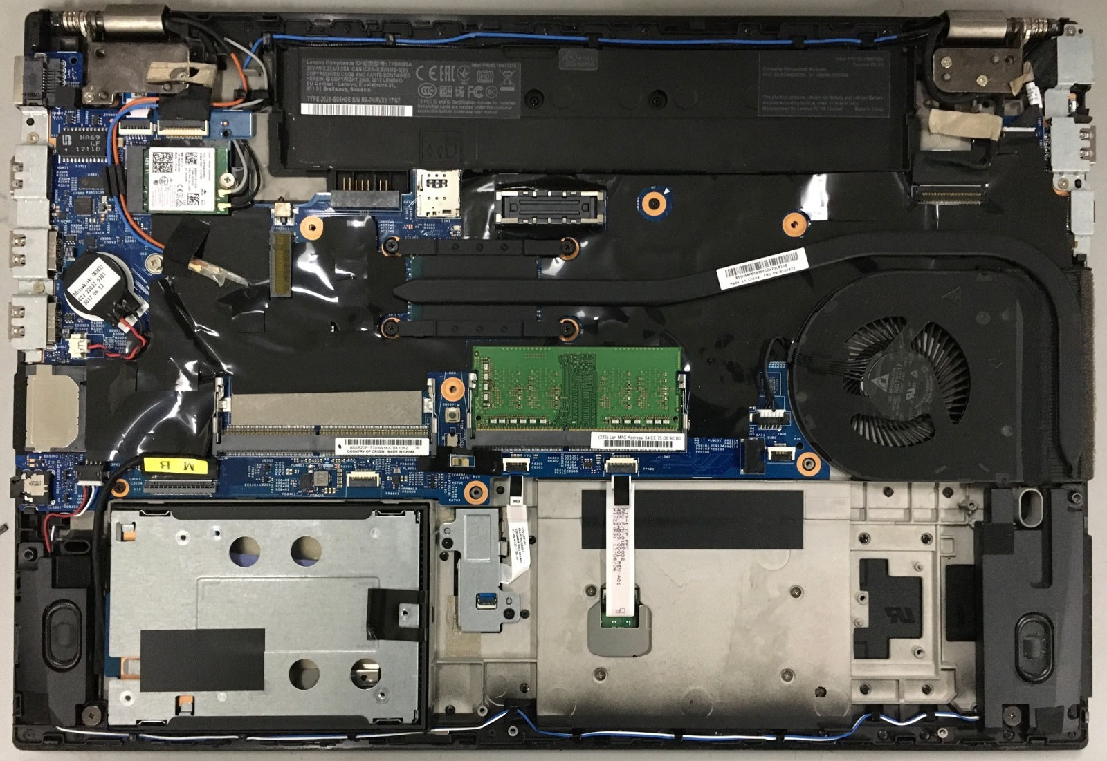 Lenovo ThinkPad T570 i5-6300U@2.4GHz 4GB RAM NO OS/HD *BIOS/READ* | LP371