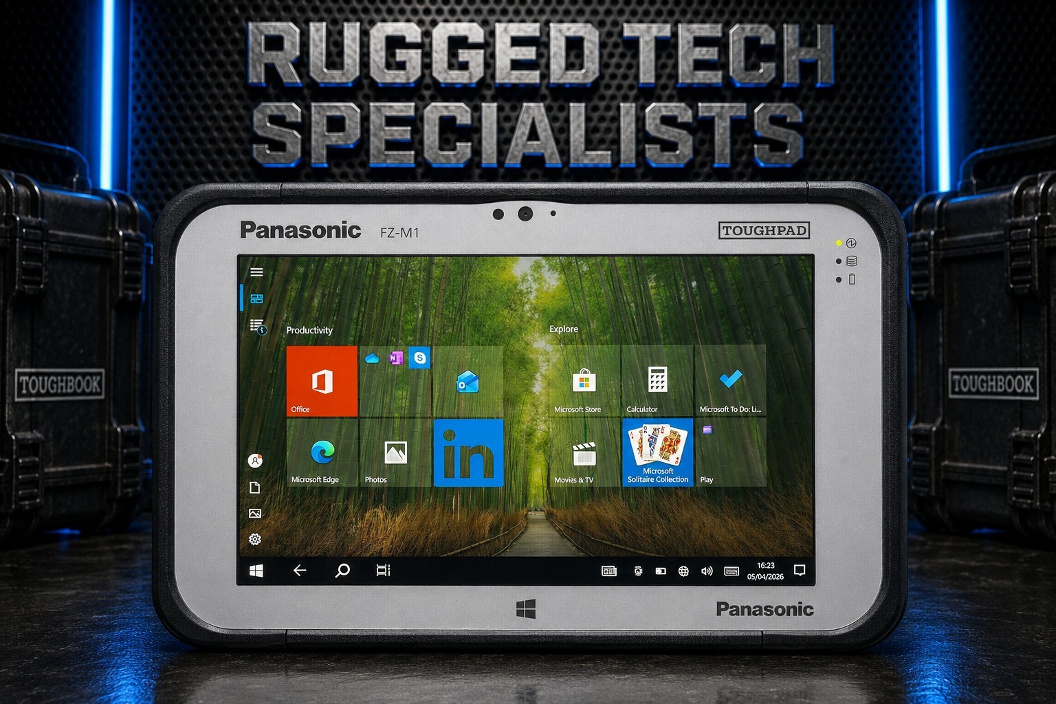 Panasonic ToughPad FZ-M1 MK3 i5 8GB 256GB 4G GPS RJ45 Win 10 Tablet LAN