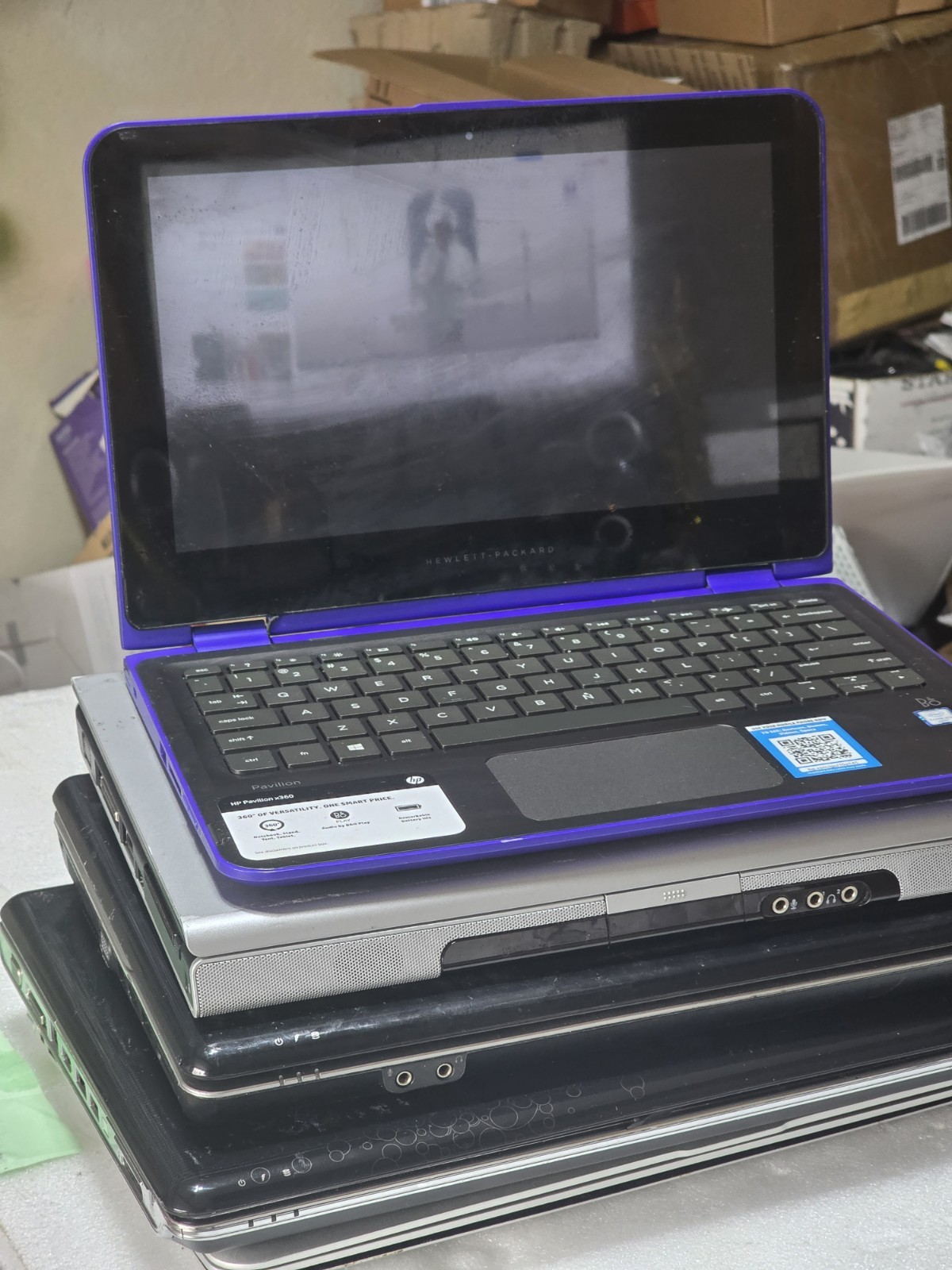 lot of 5 HP Laptops For Parts / Repair