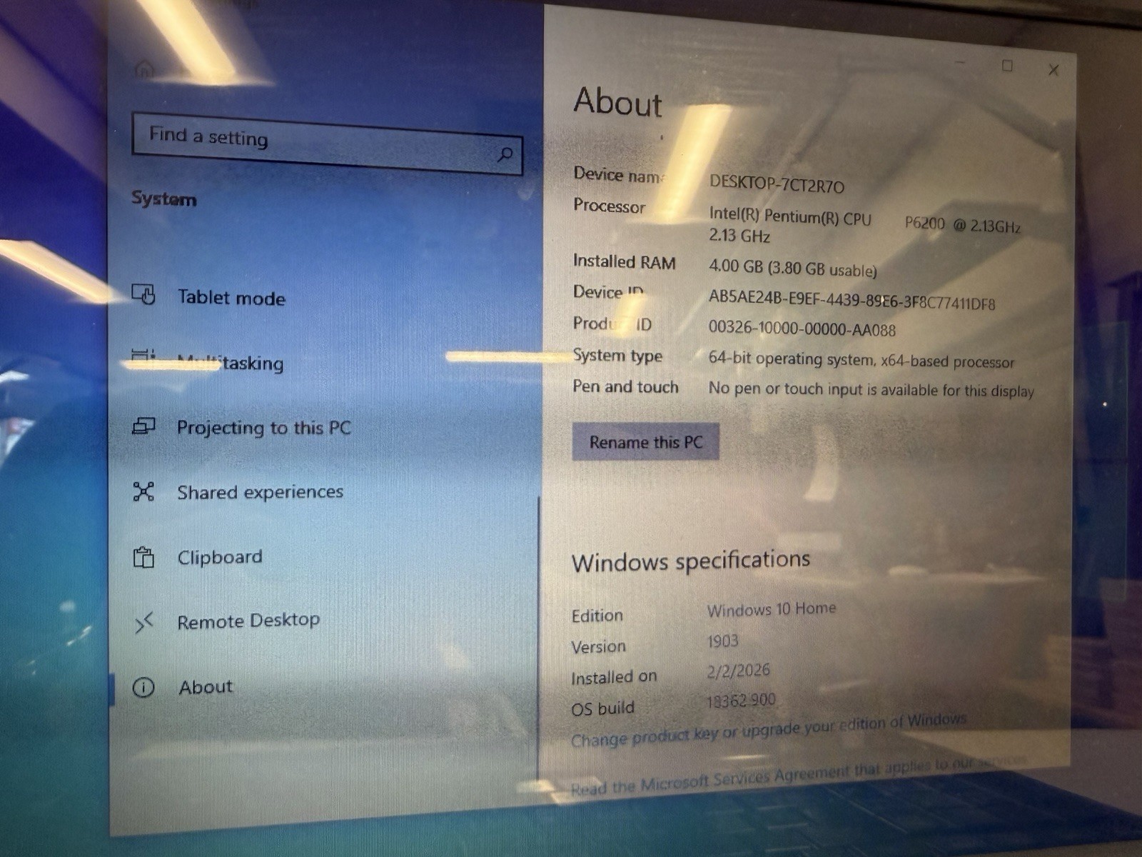Toshiba Satellite L655-S5150 Laptop 4GB RAM Intel Pentium 2.13GHz 300GB Working