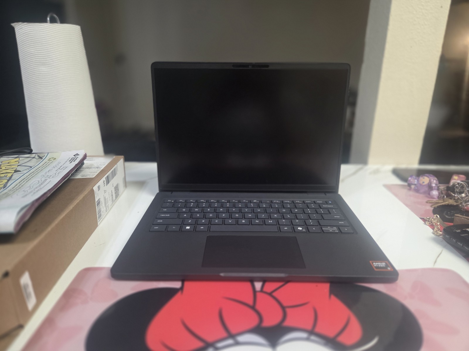 Dell Pro 14 PC14255 Notebook AMD Ryzen 5 2nd Gen 14in 2025 Black Webcam