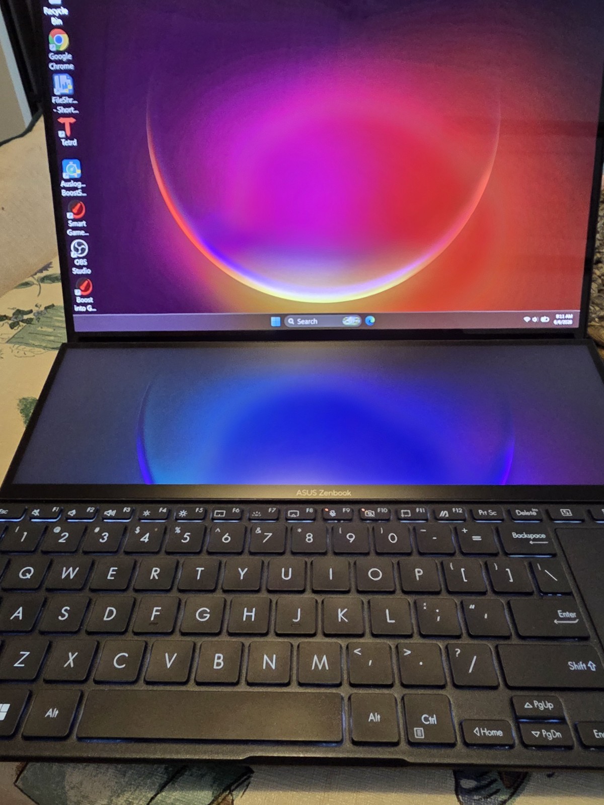 Asus Zenbook Duo Oled 32g Ram 1tb Storage Windows 11 Enterprise Laptop