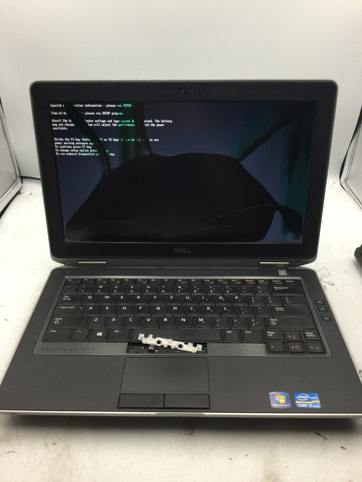 DELL LATITUDE E6330 – FOR PARTS – INTEL CORE I5 – NO RAM – READ DESCRIPTION – BB