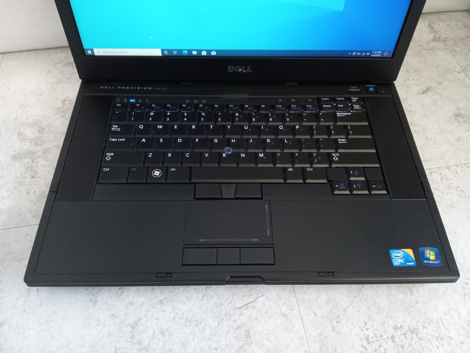 Dell Precision M4500 15″ Laptop Intel i7-820Q 8GB 128GB W10 FX880M * READ * -RR