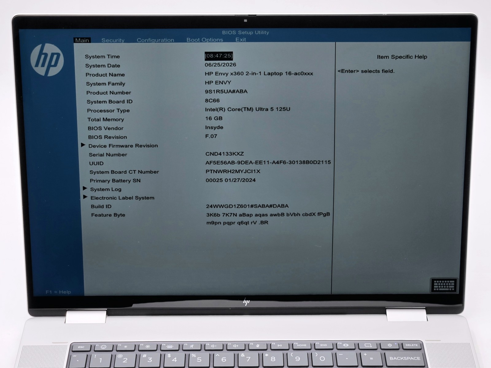 HP Envy x360 16″ 2-in-1 Touch Core Ultra 5 125U 16GB 512GB SSD Win11