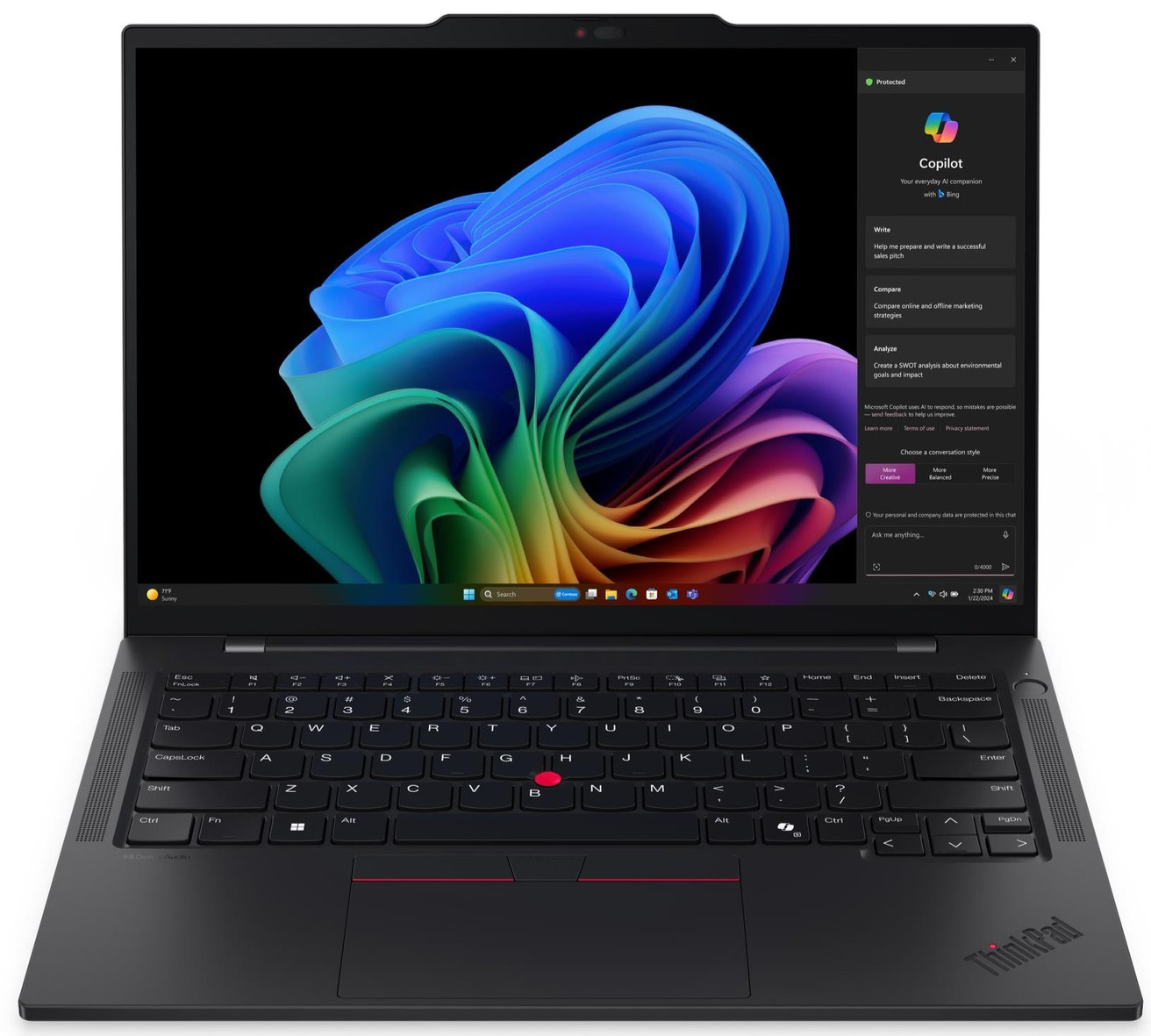 Lenovo ThinkPad T14s Gen 6 14″ WUXGA Ultra 7 258V 32GB 512GB SSD IR Cam FPReader