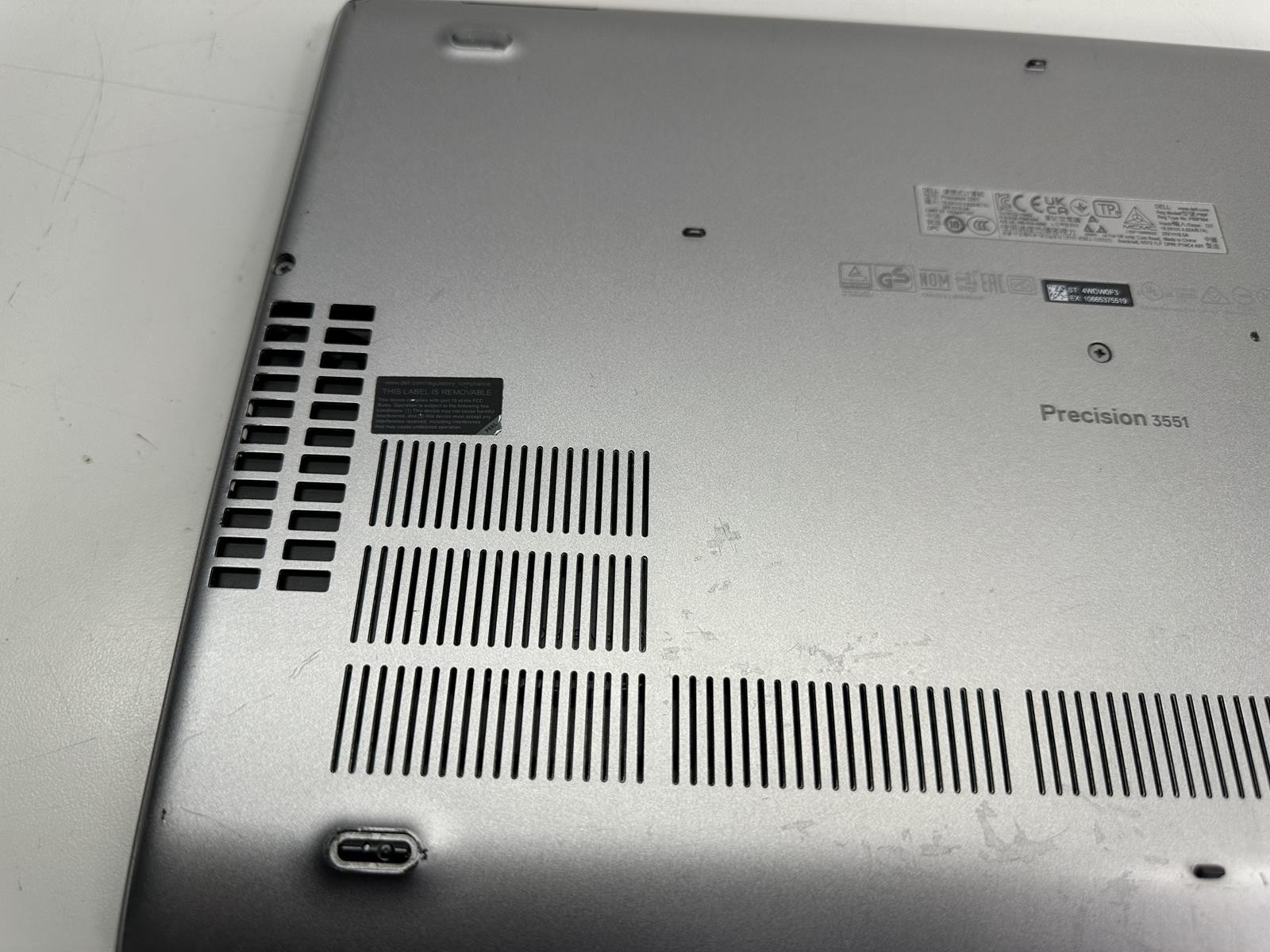 Dell Precision 3551 i7-10750H CPU @ 2.60GHz, 16GB RAM, 256GB NVMe, P620 Win11Pro