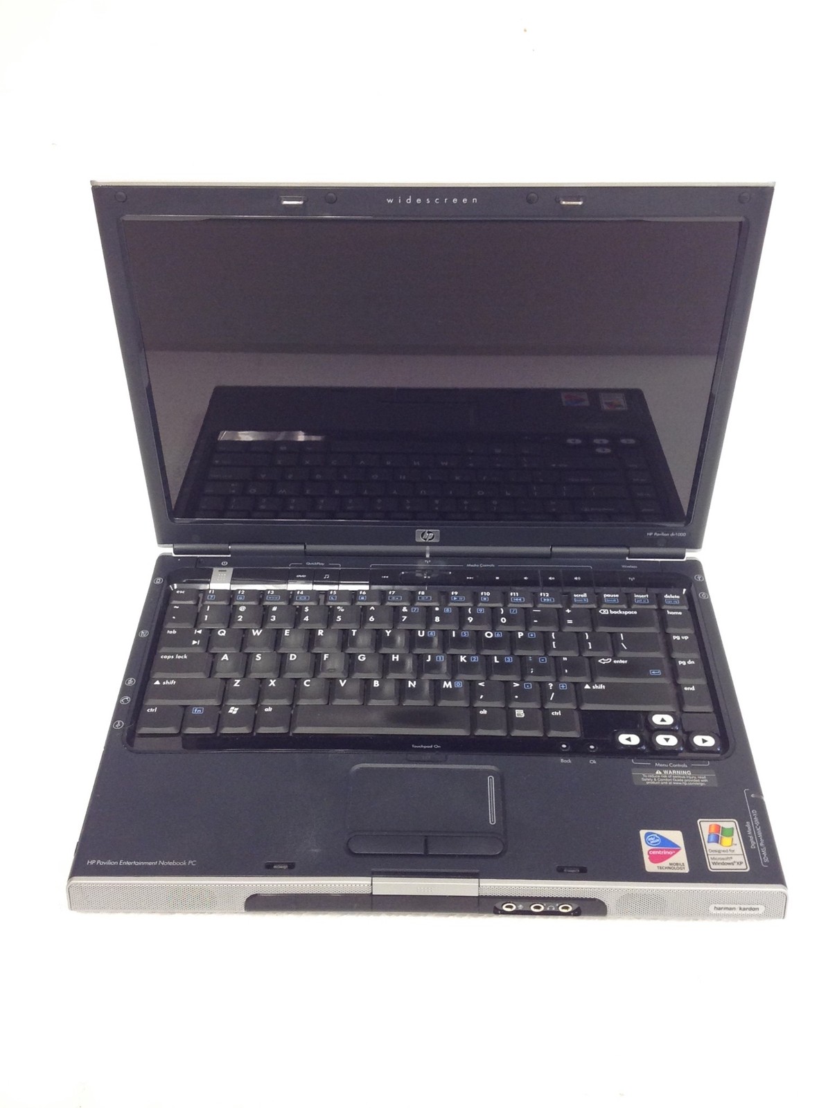 HP Pavilion DV1000 Pentium M 1.50GHz 14″ Laptop w/2GB RAM, DVDRW, Adapter, No HD