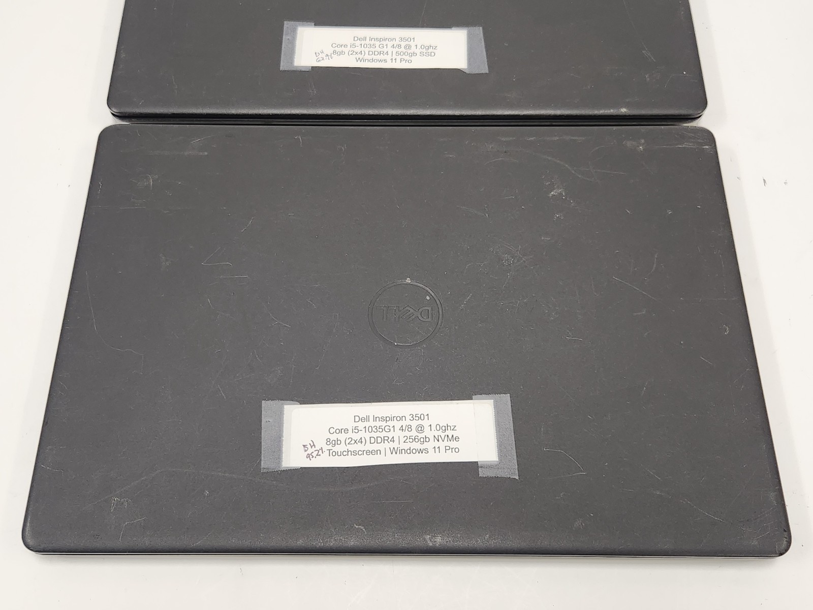 Lot of 2 DELL INSPIRON 3501 INTEL CORE I5-1035G1 1.00GHZ 8GB 256GB W11P *READ*