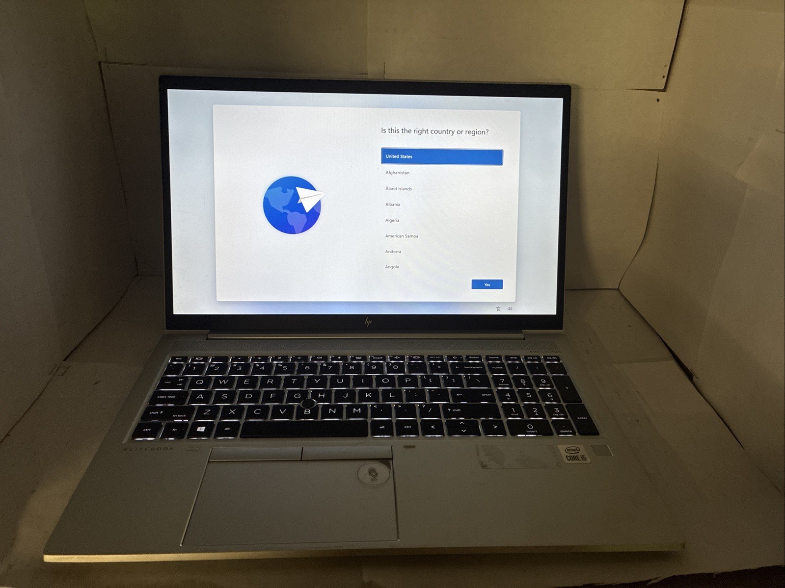 HP EliteBook 850 G7 15.6″ i5-10210U 8GB RAM 256GB SSD Win 11 Pro