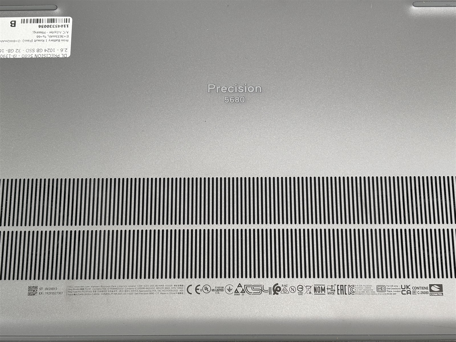 Dell Precision 5680 16″ i9-13900H 32GB 1TB NVMe SSD 4K Touch HDMI