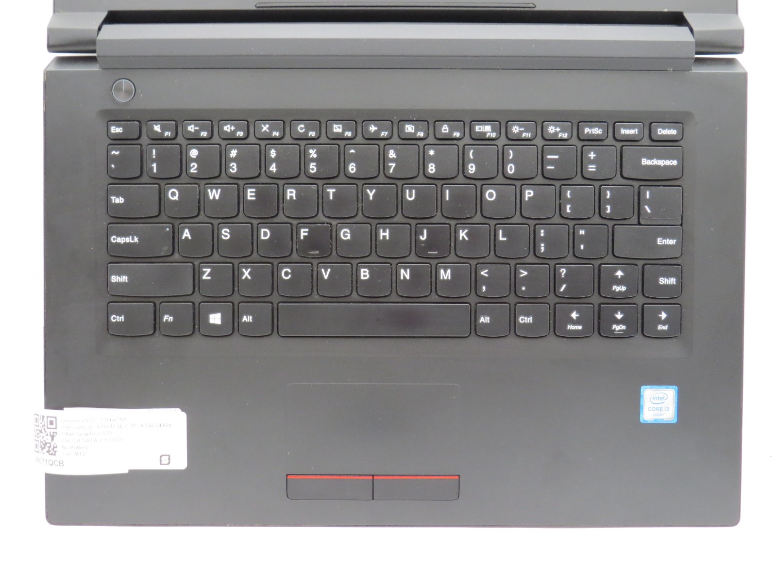 Lenovo V310 i3-6100U @ 2.3GHz 6GB DDR4 256GB SSD No OS/AC/Battery